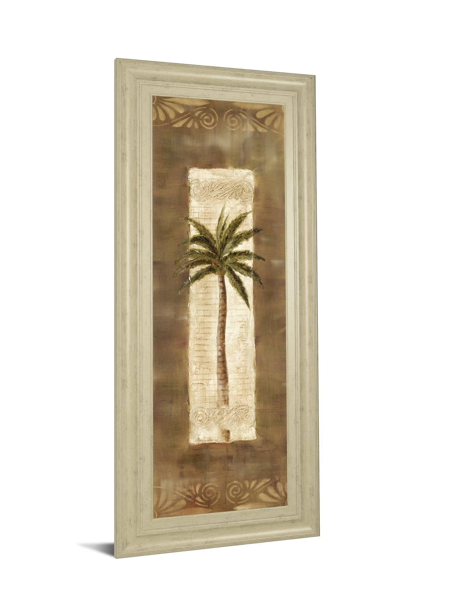 Scroll Palm Ii By Carol Robinson 18X42 Framed Print