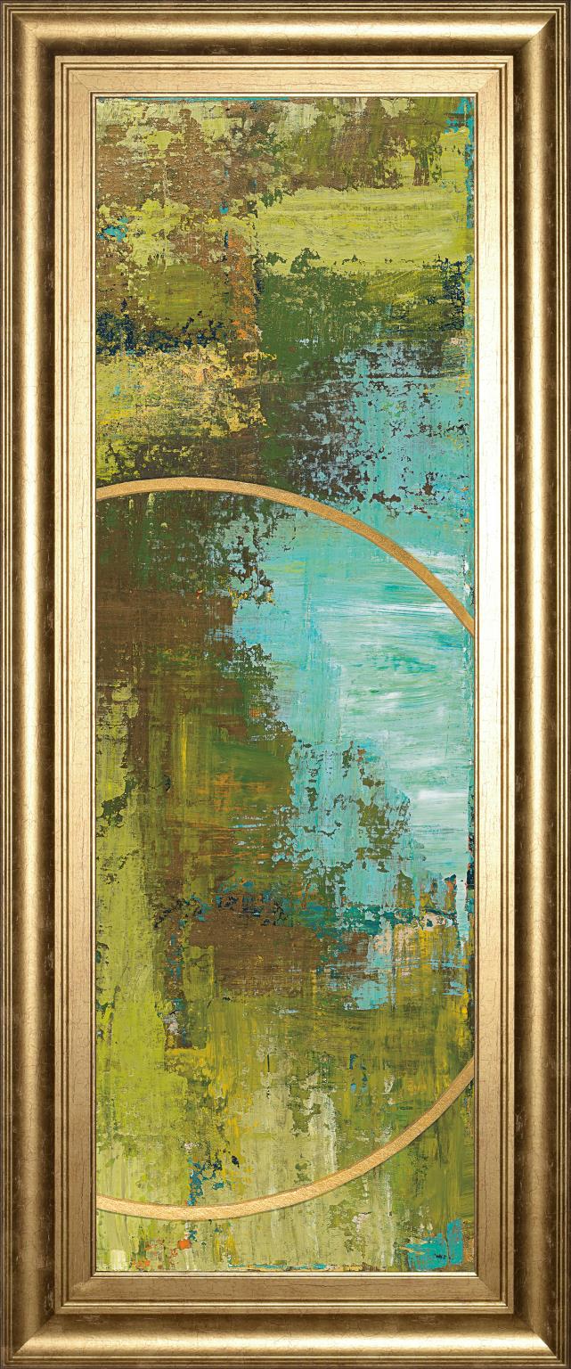 Aller Chartreuse By Patrick St. Germain 18X42 Framed Print
