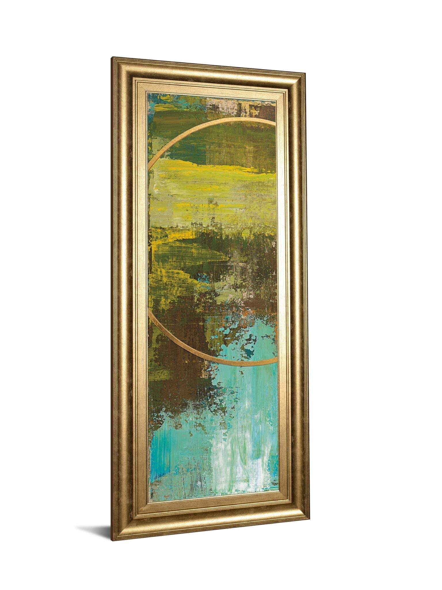 Aller Chartreuse By Patrick St. Germain 18X42 Framed Print
