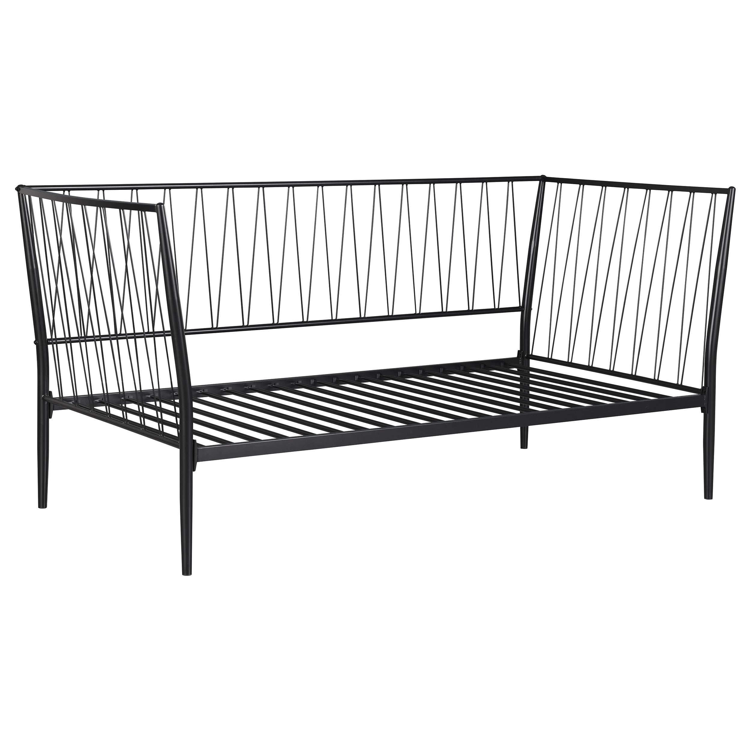 Richland Metal Daybed Bed Frame Matte Black