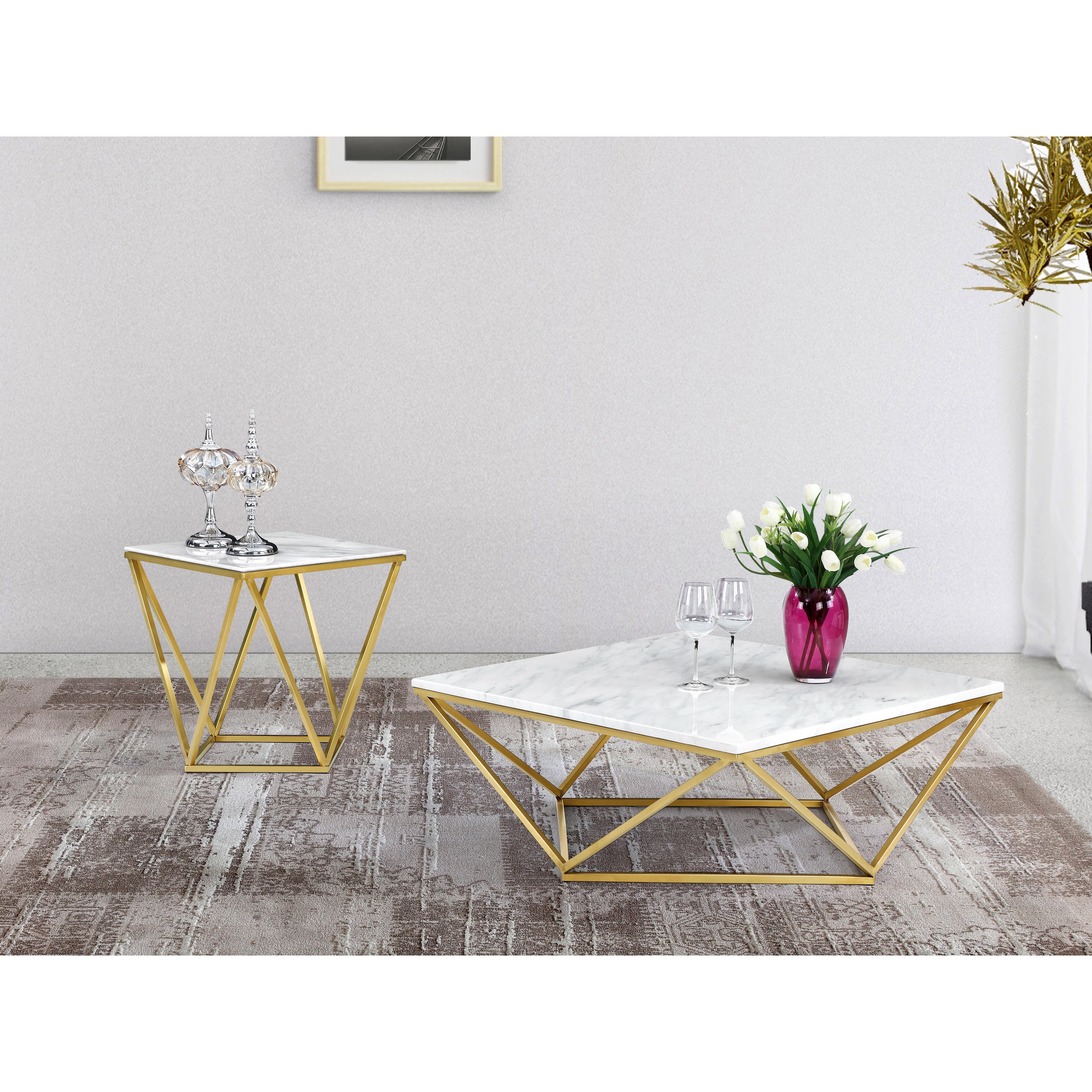 Meridian Mason Gold Coffee Table