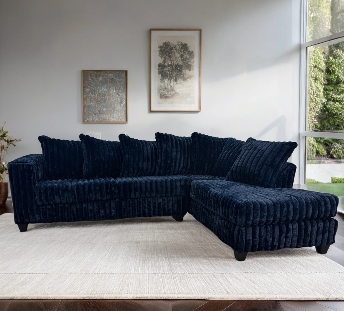 Jane Sectional with LED Lights – FREE TV or Area Rug!