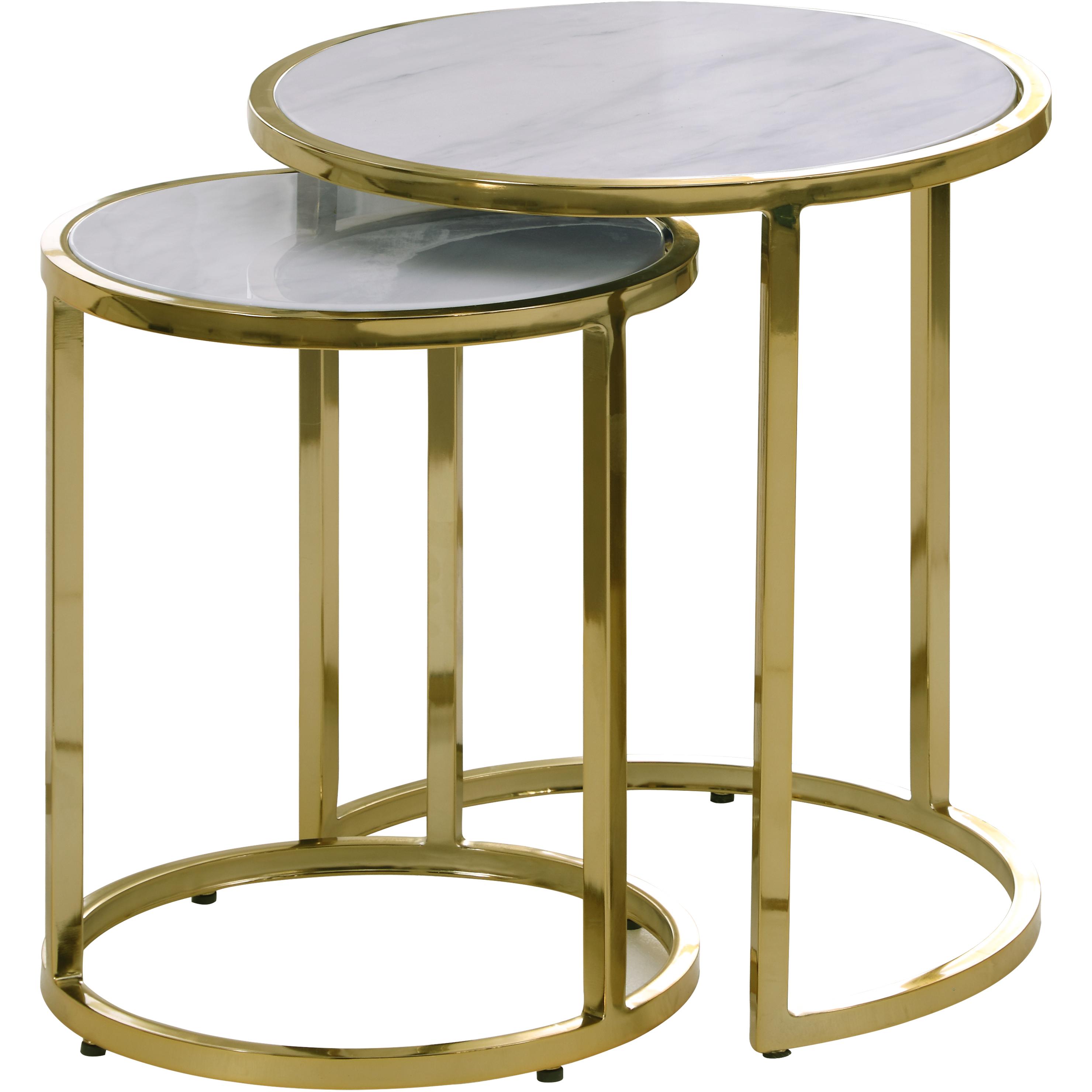 Meridian Massimo Gold End Table