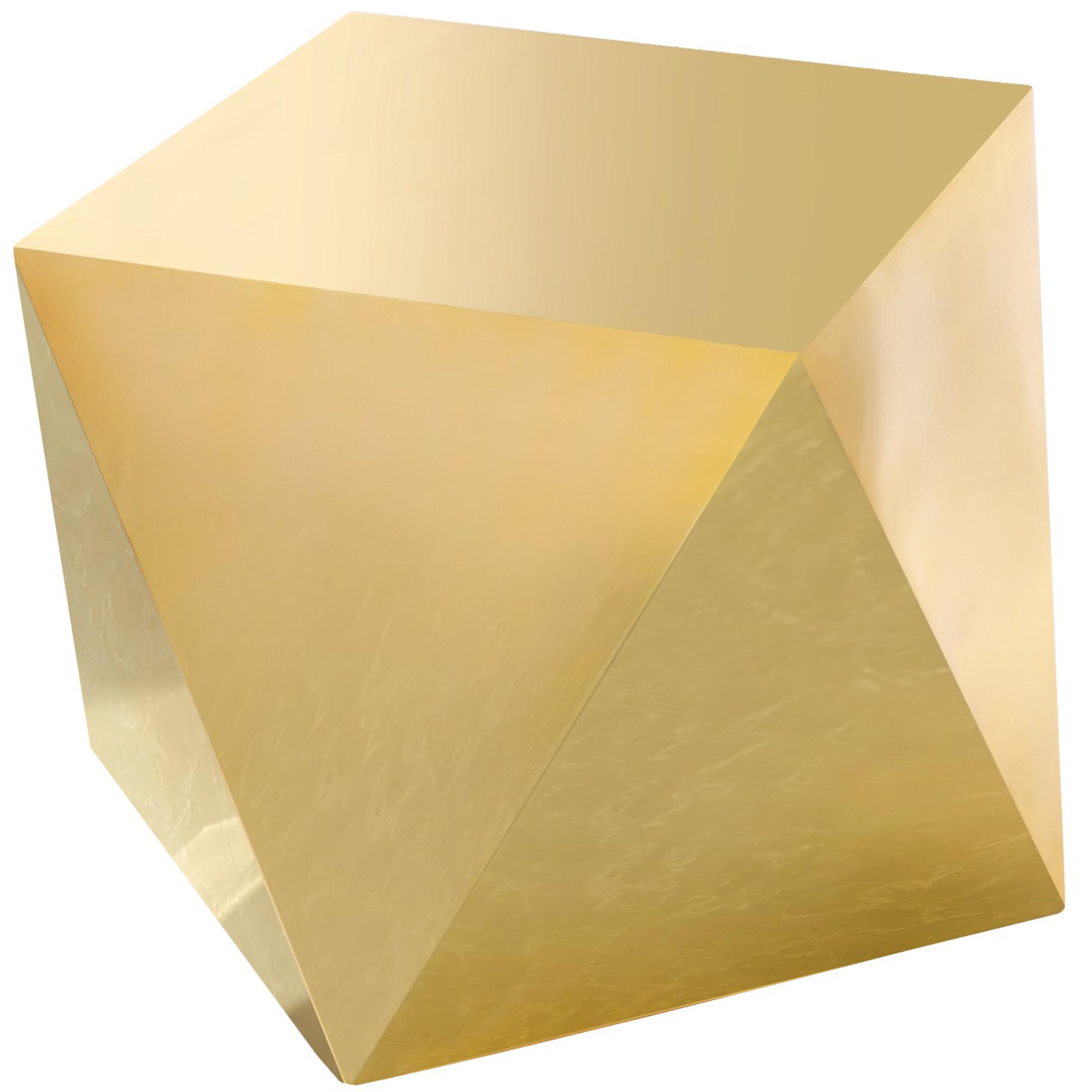 Meridian Gemma Gold End Table