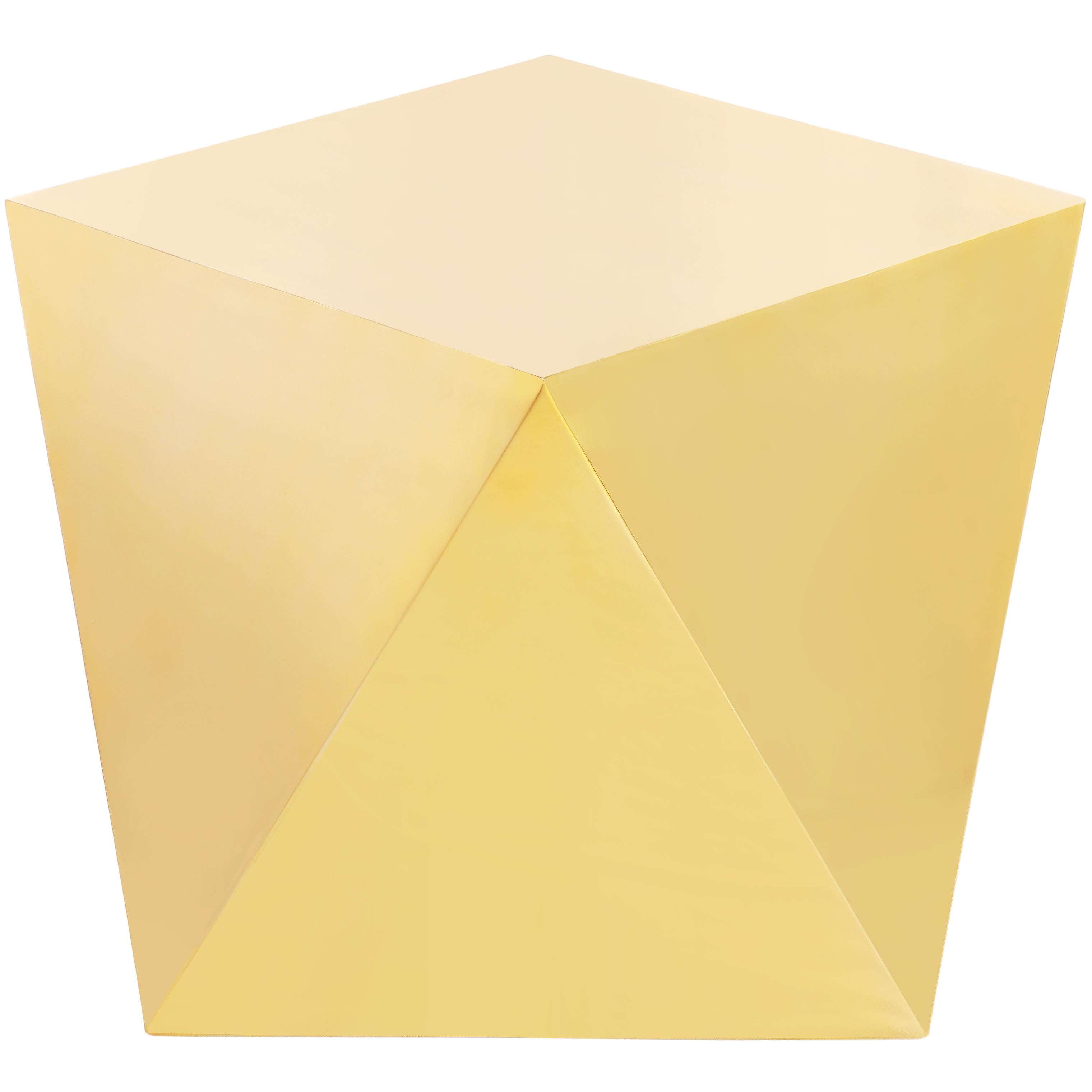 Meridian Gemma Gold End Table