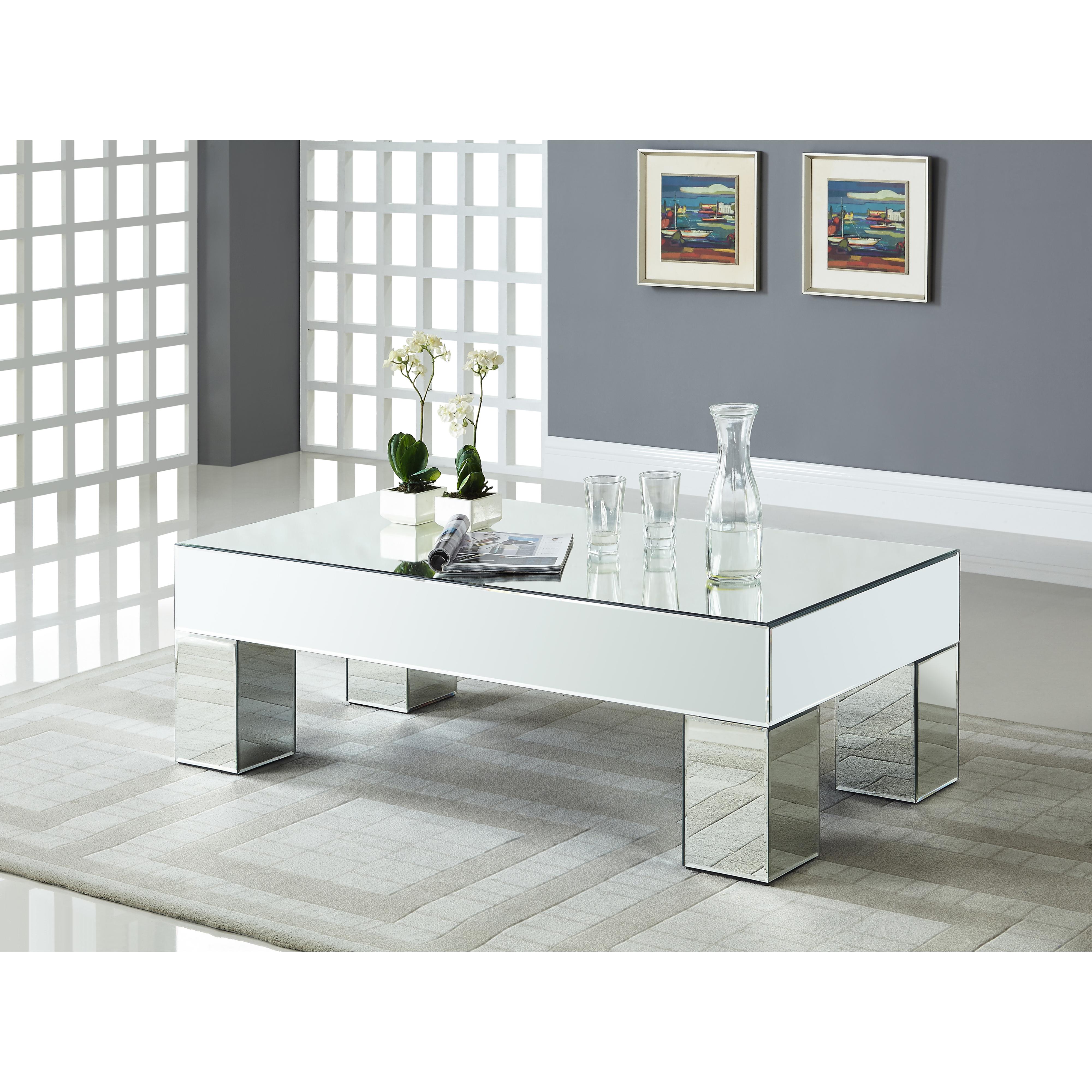 Meridian Lainy Mirrored Coffee Table