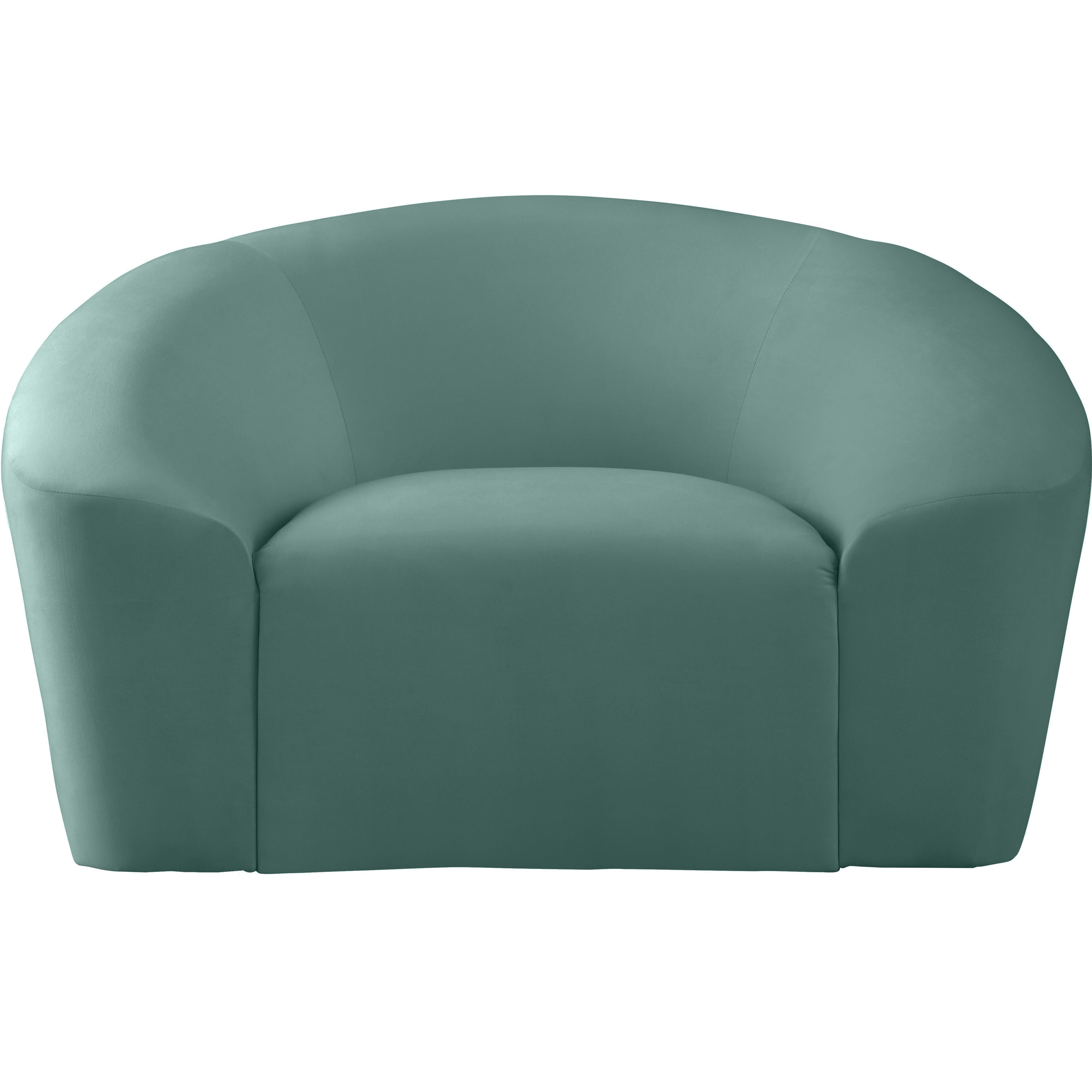 Meridian Riley Mint Velvet Chair