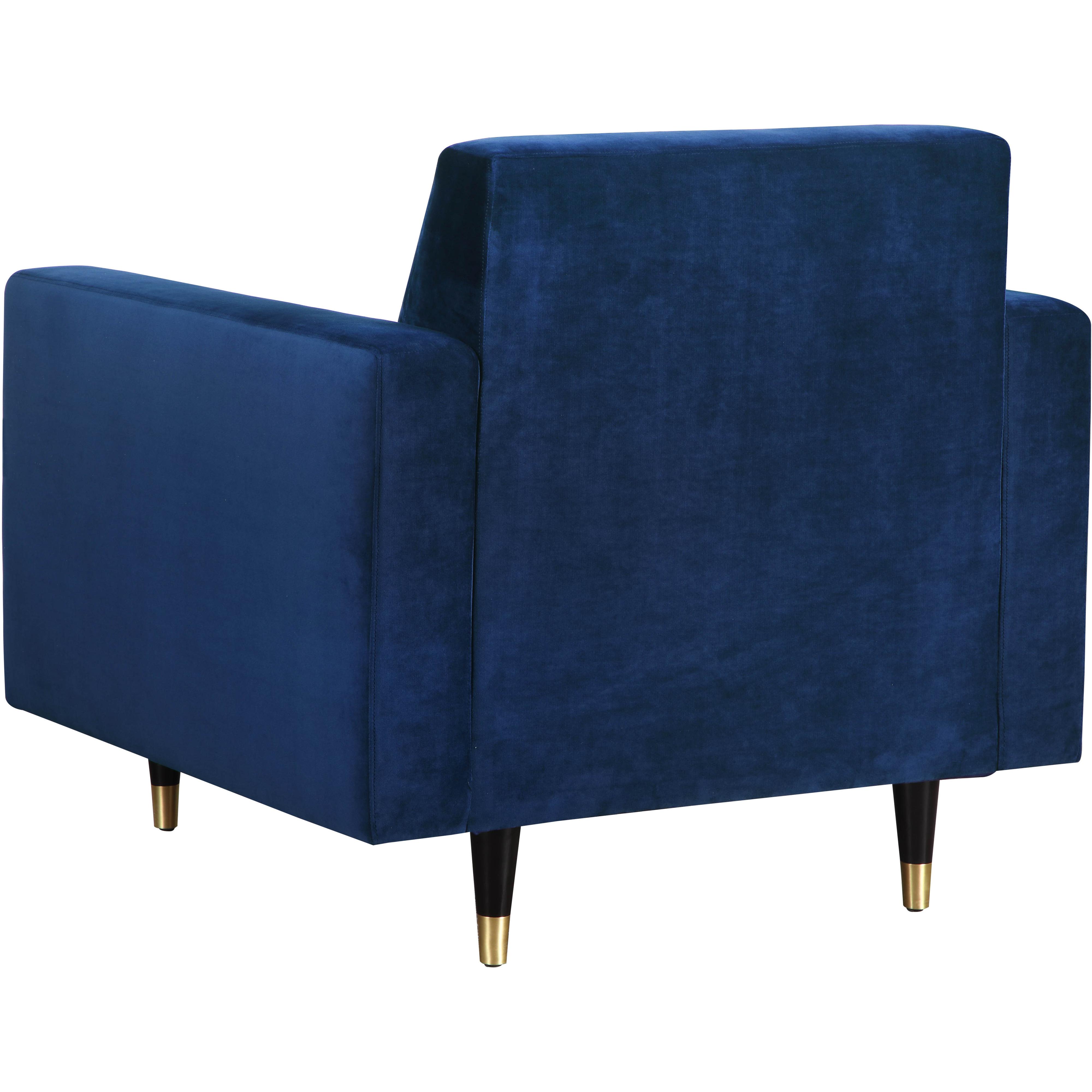 Meridian Lola Navy Velvet Chair