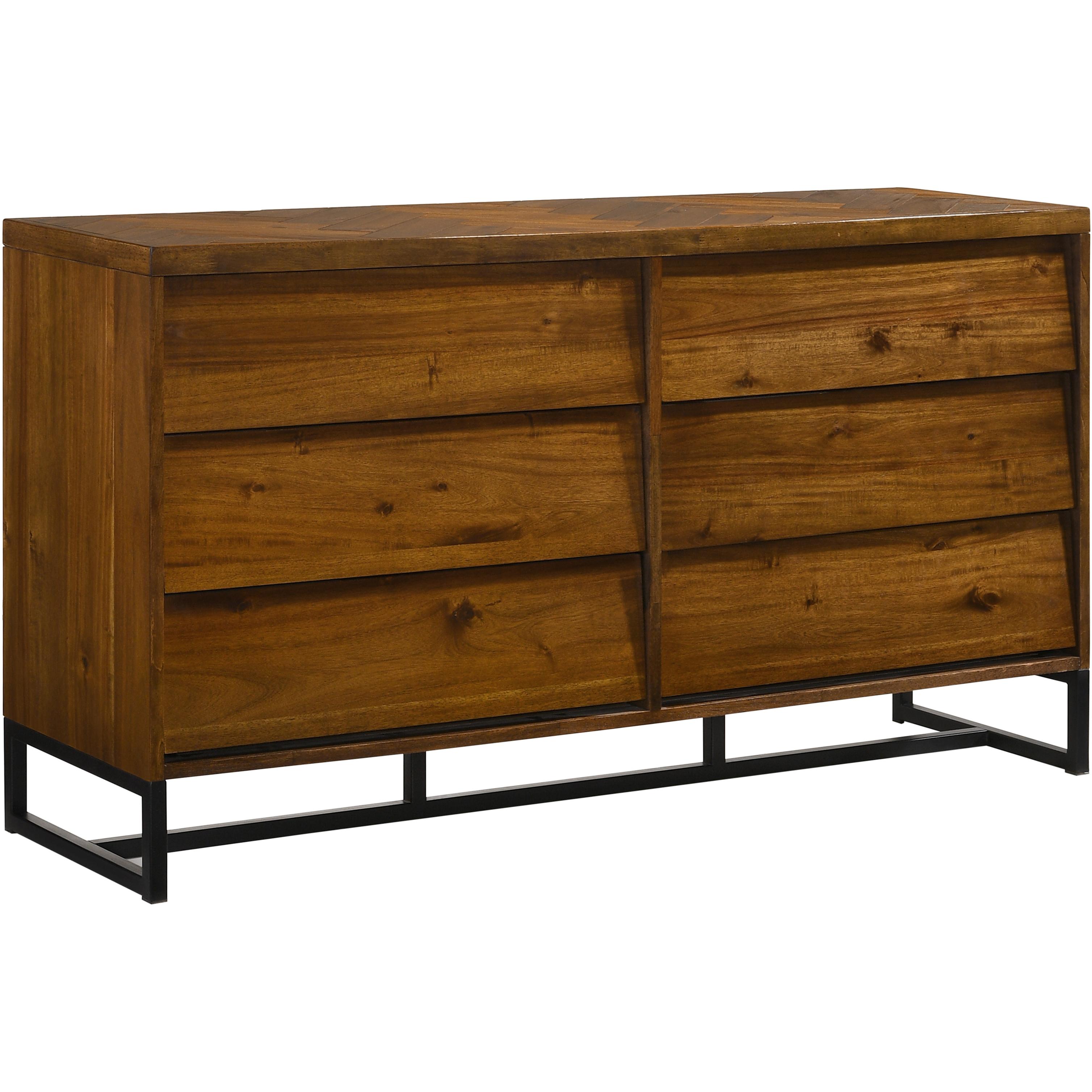 Meridian Reed Antique Coffee Dresser