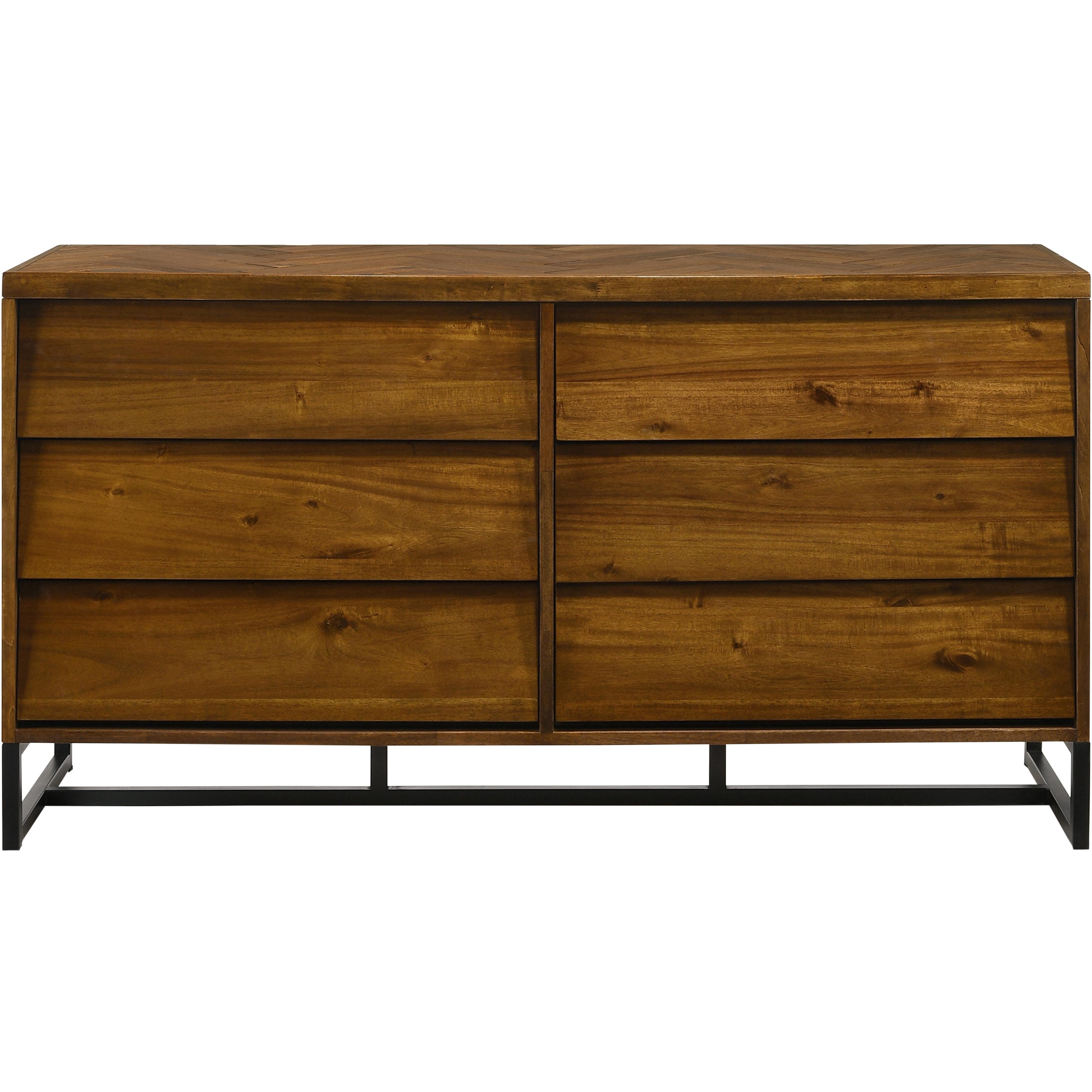 Meridian Reed Antique Coffee Dresser