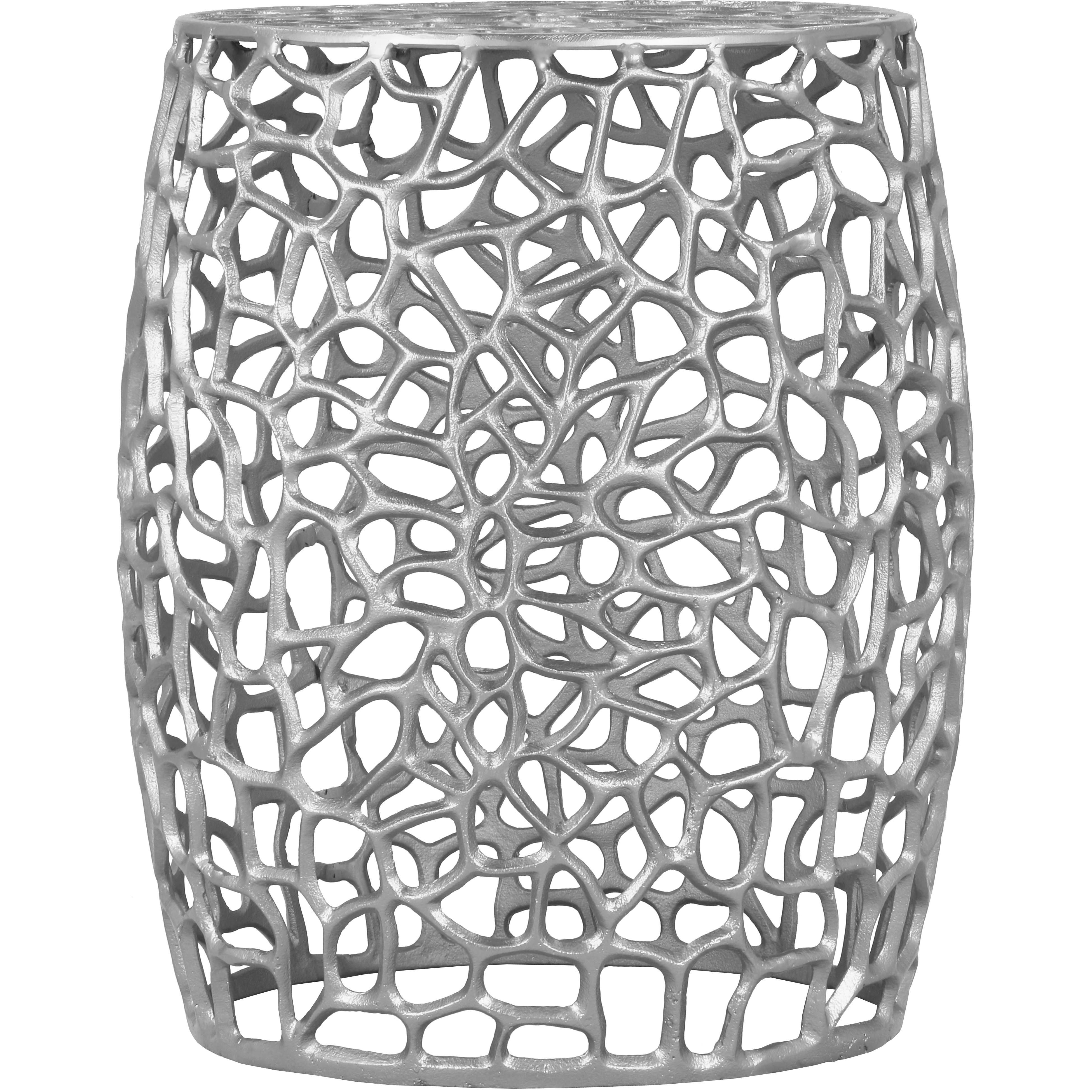 Meridian Priya Silver End Table
