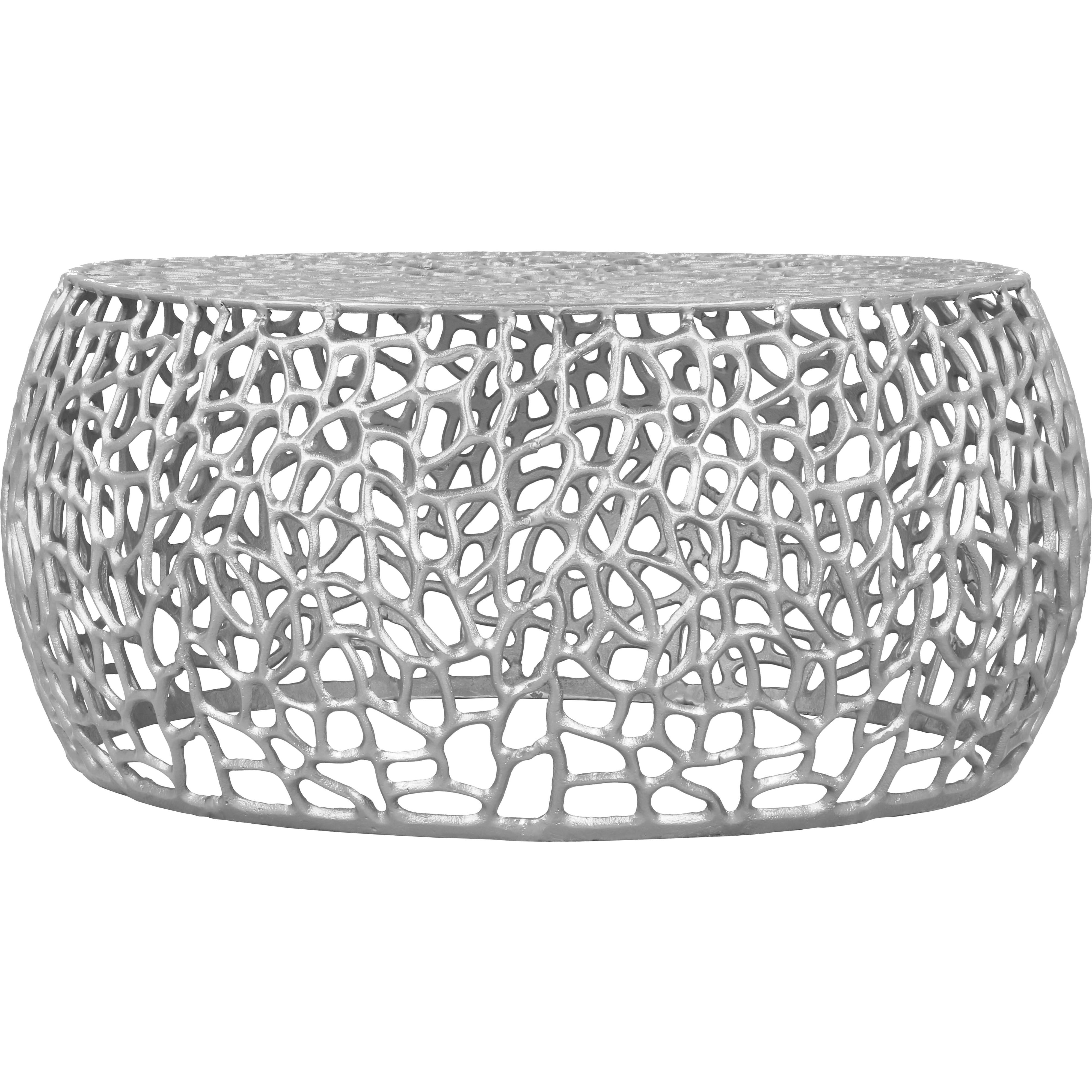 Meridian Priya Silver Coffee Table