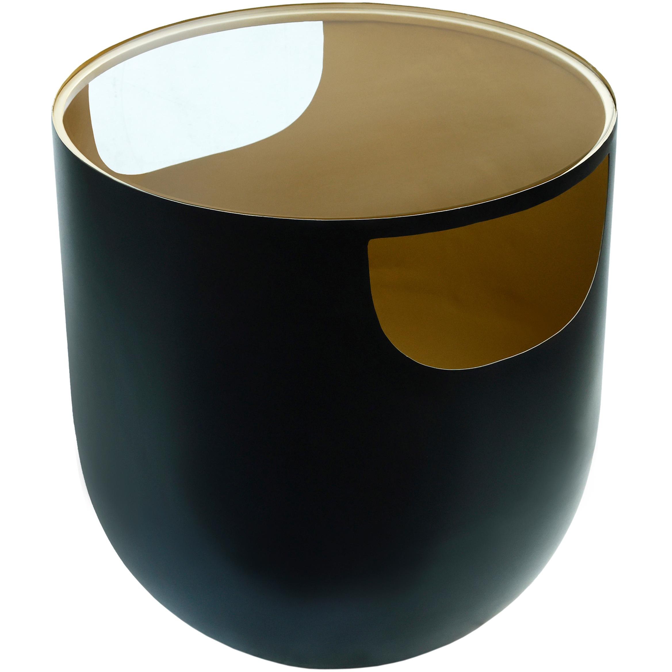 Meridian Doma Black / Gold End Table