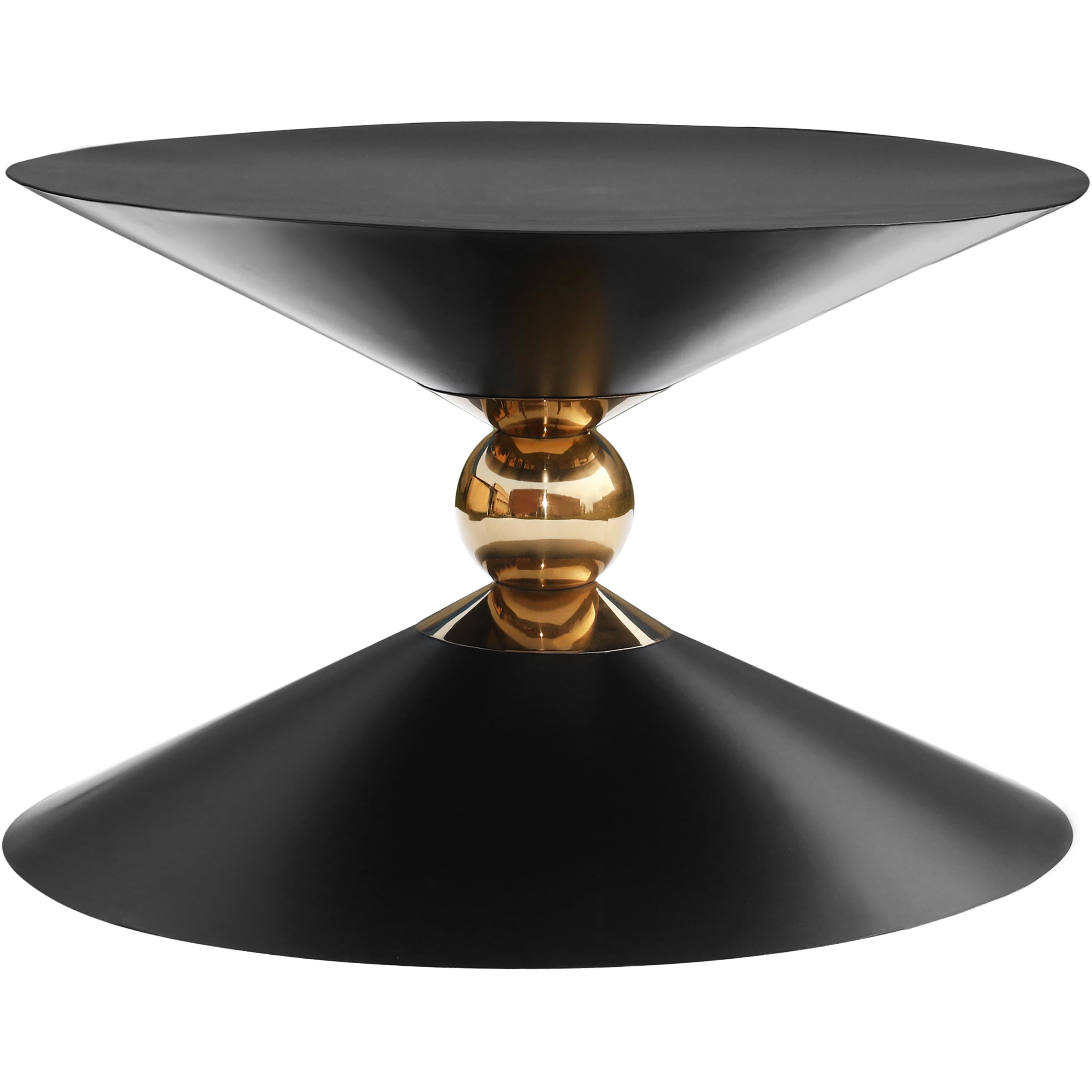 Meridian Malia Black / Gold Coffee Table