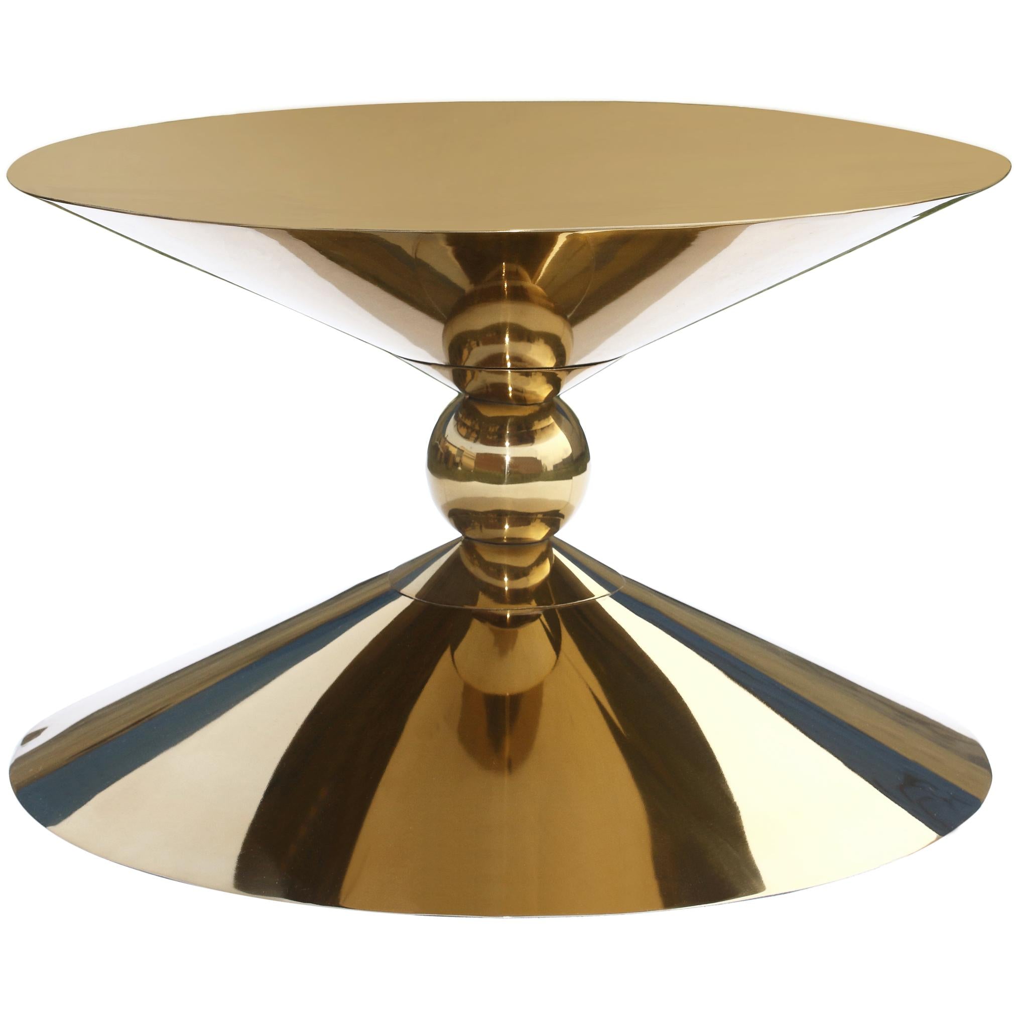 Meridian Malia Gold Coffee Table