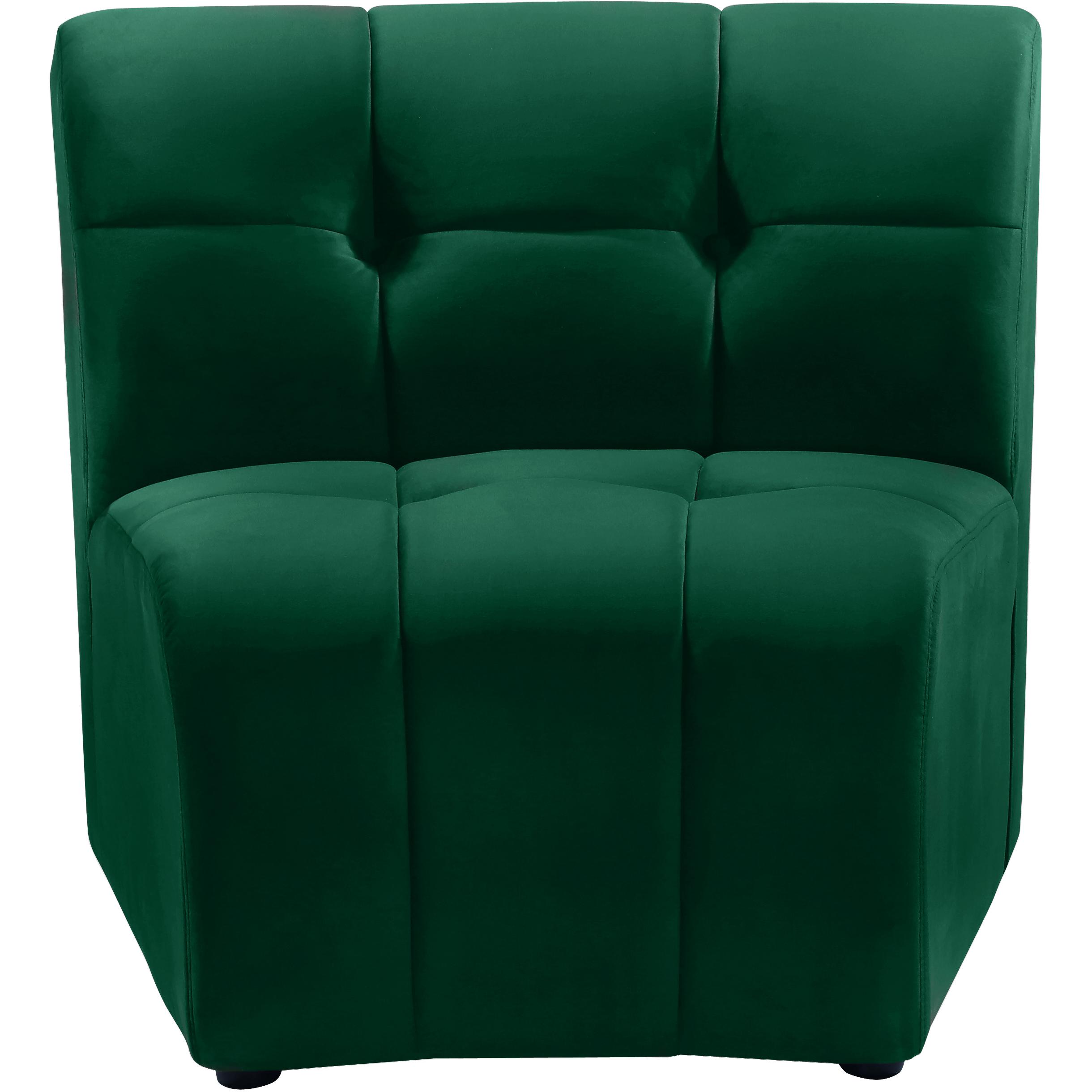 Meridian Limitless Green Velvet Modular Chair
