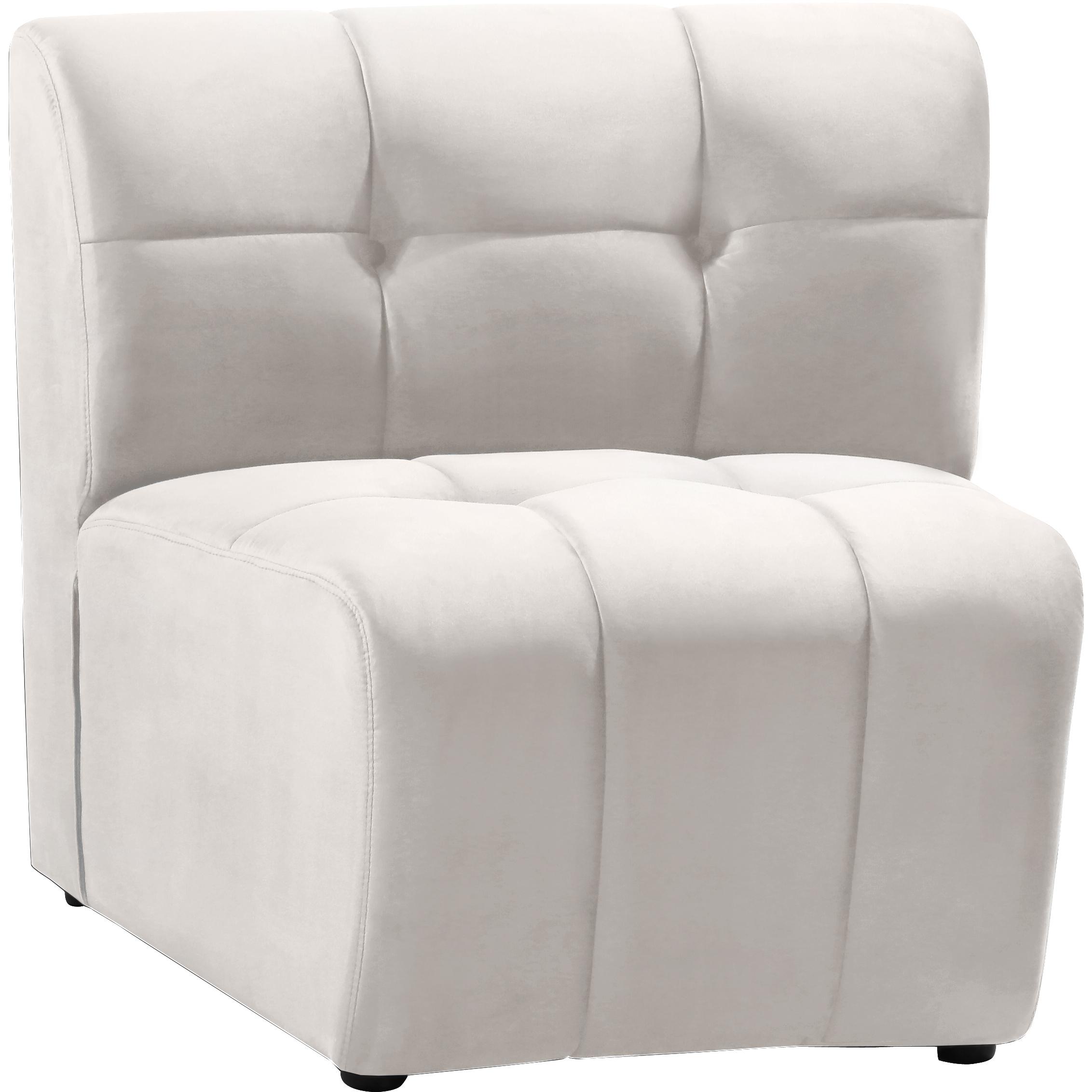 Meridian Limitless Cream Velvet Modular Chair