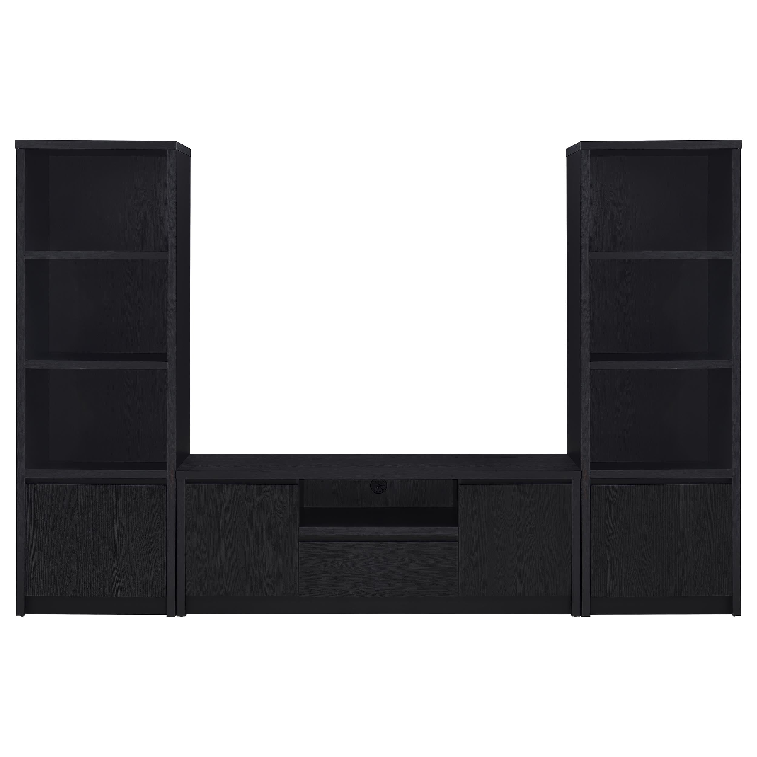 Winfield Entertainment Center 60-inch TV Stand Black