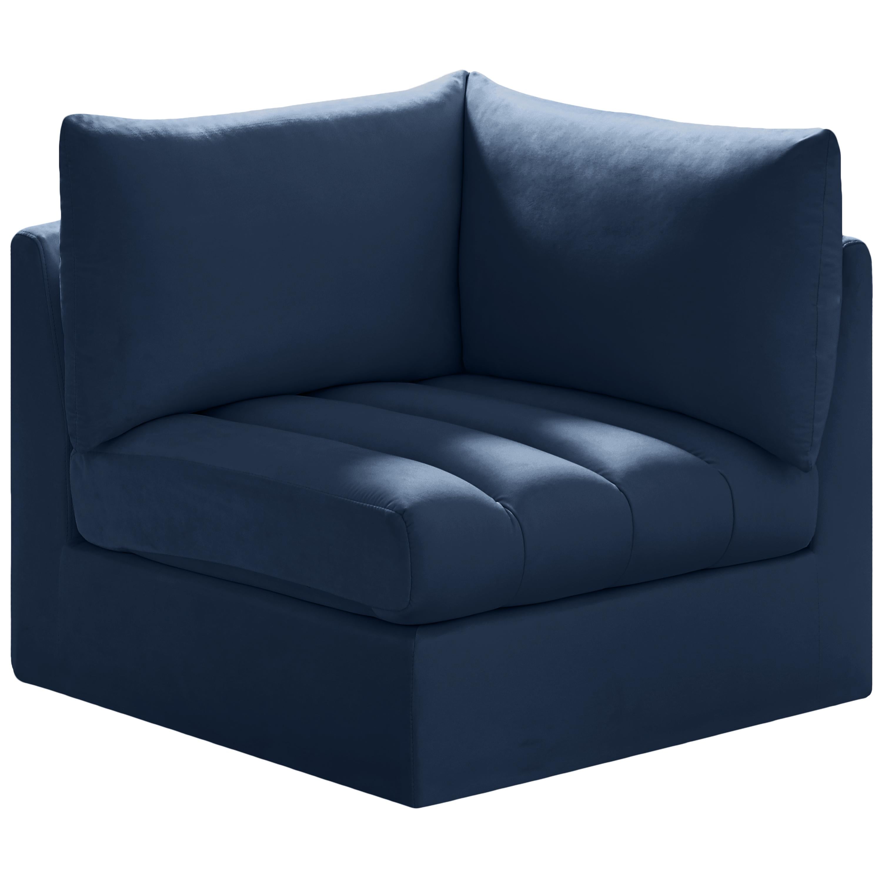 Meridian Jacob Navy Velvet Corner