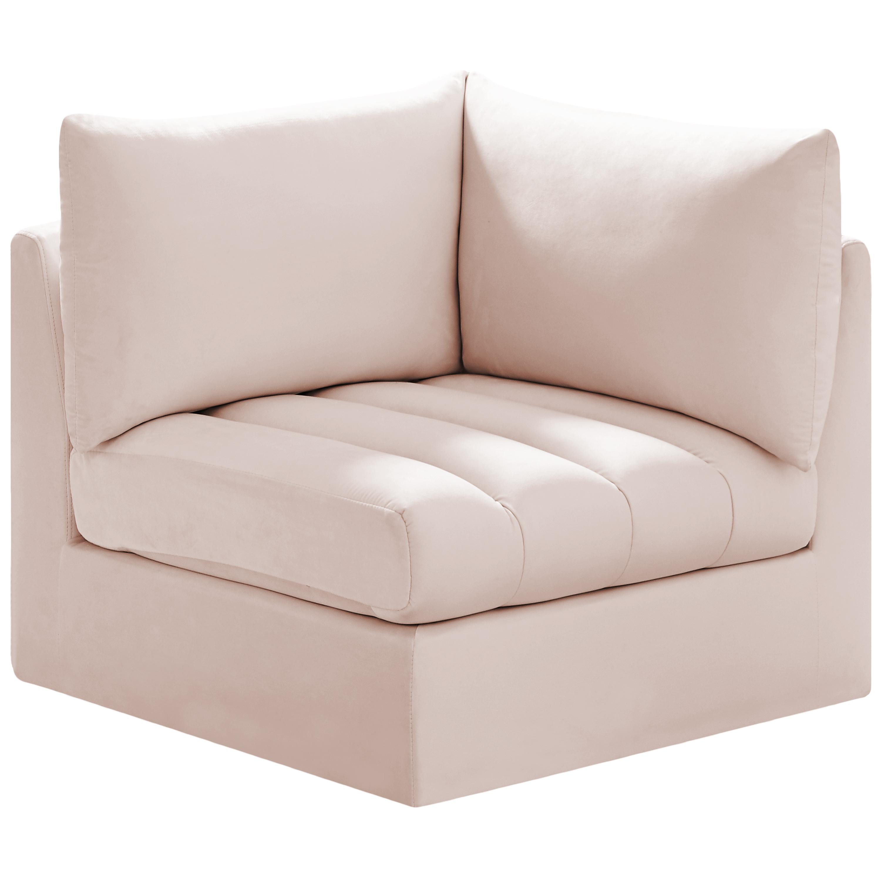 Meridian Jacob Pink Velvet Corner