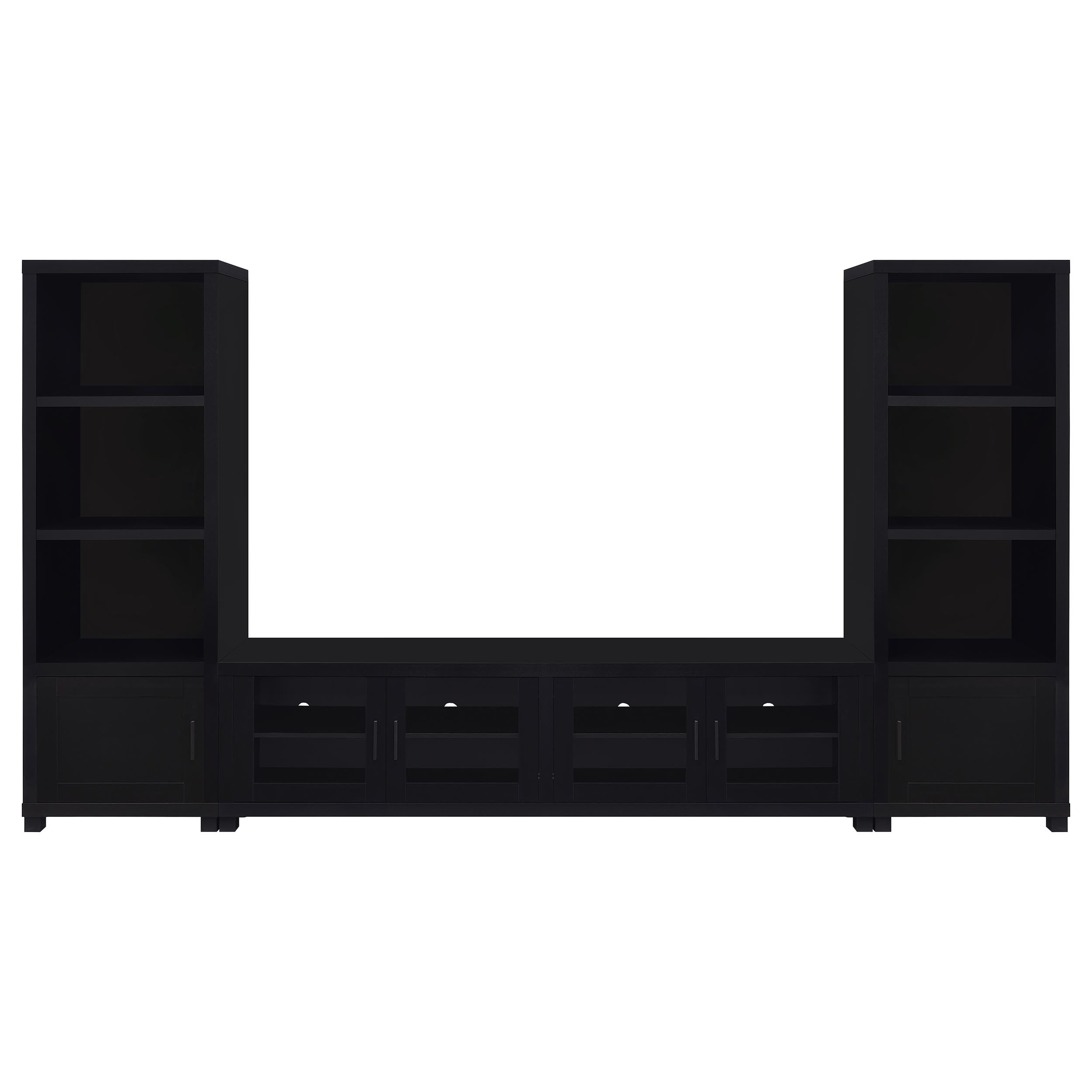 Jupiter Entertainment Center 79-inch TV Stand Black