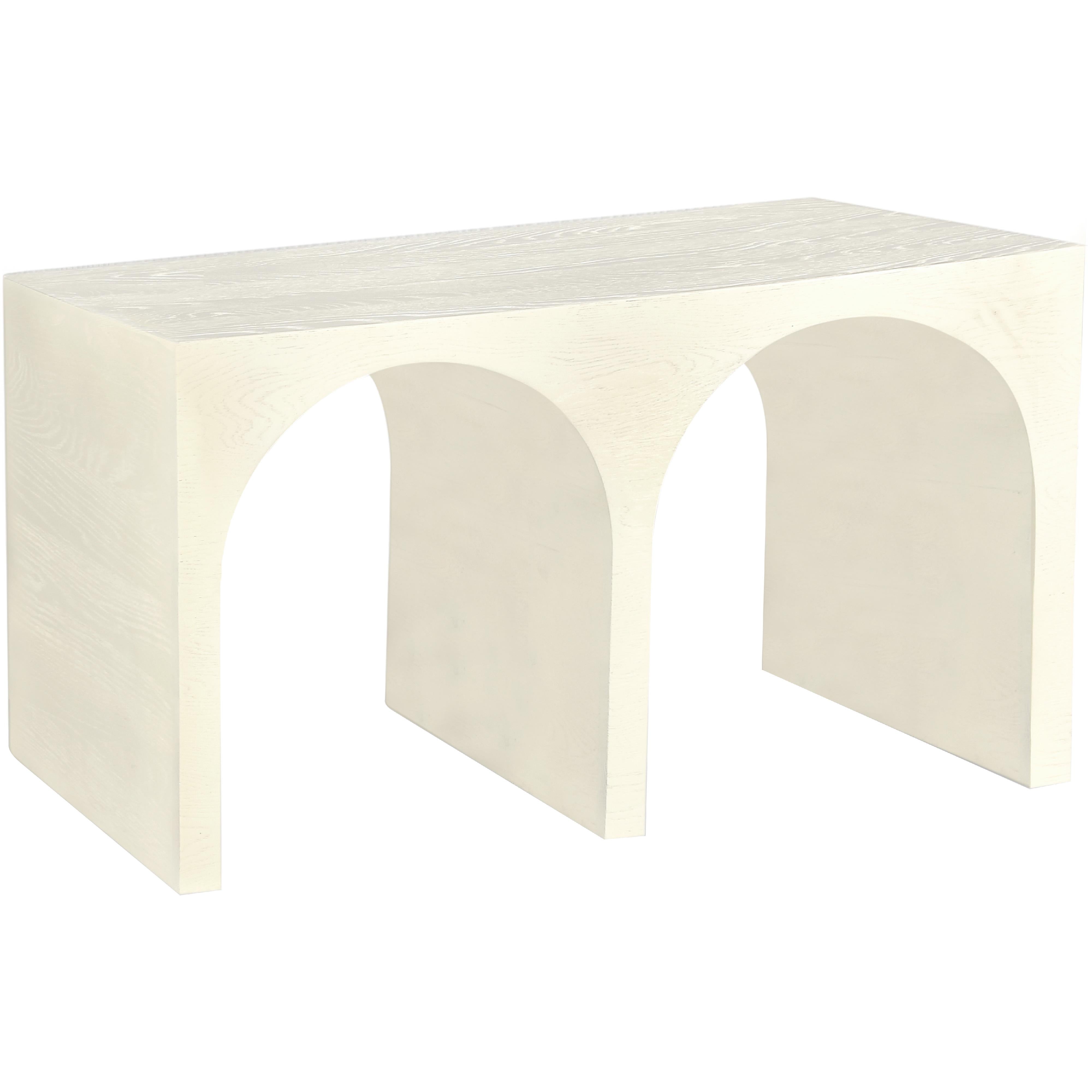 Meridian June Cream Oak Console Table