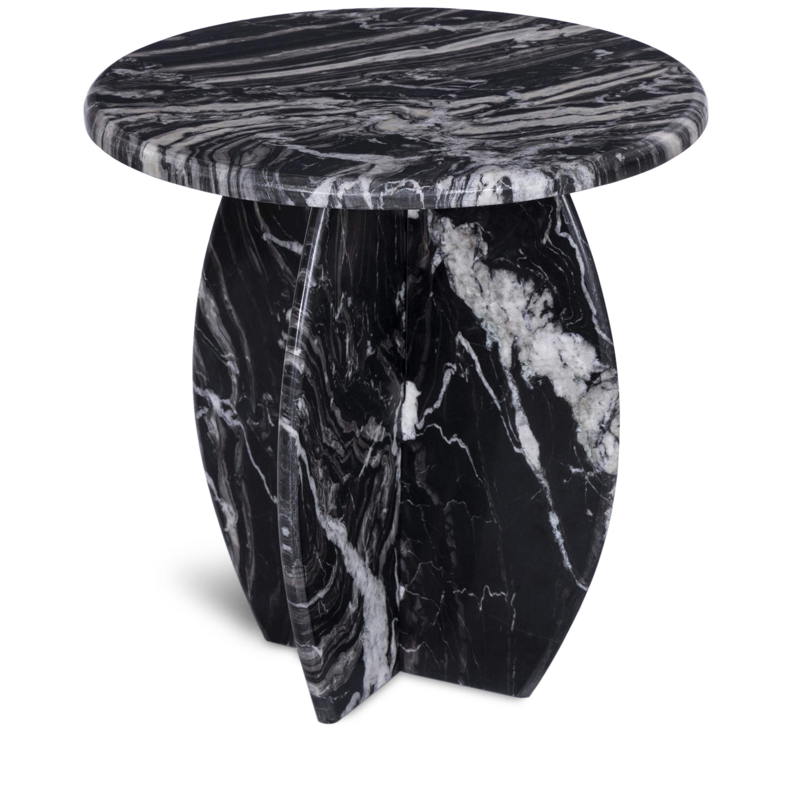 Meridian Formentera Black End Table