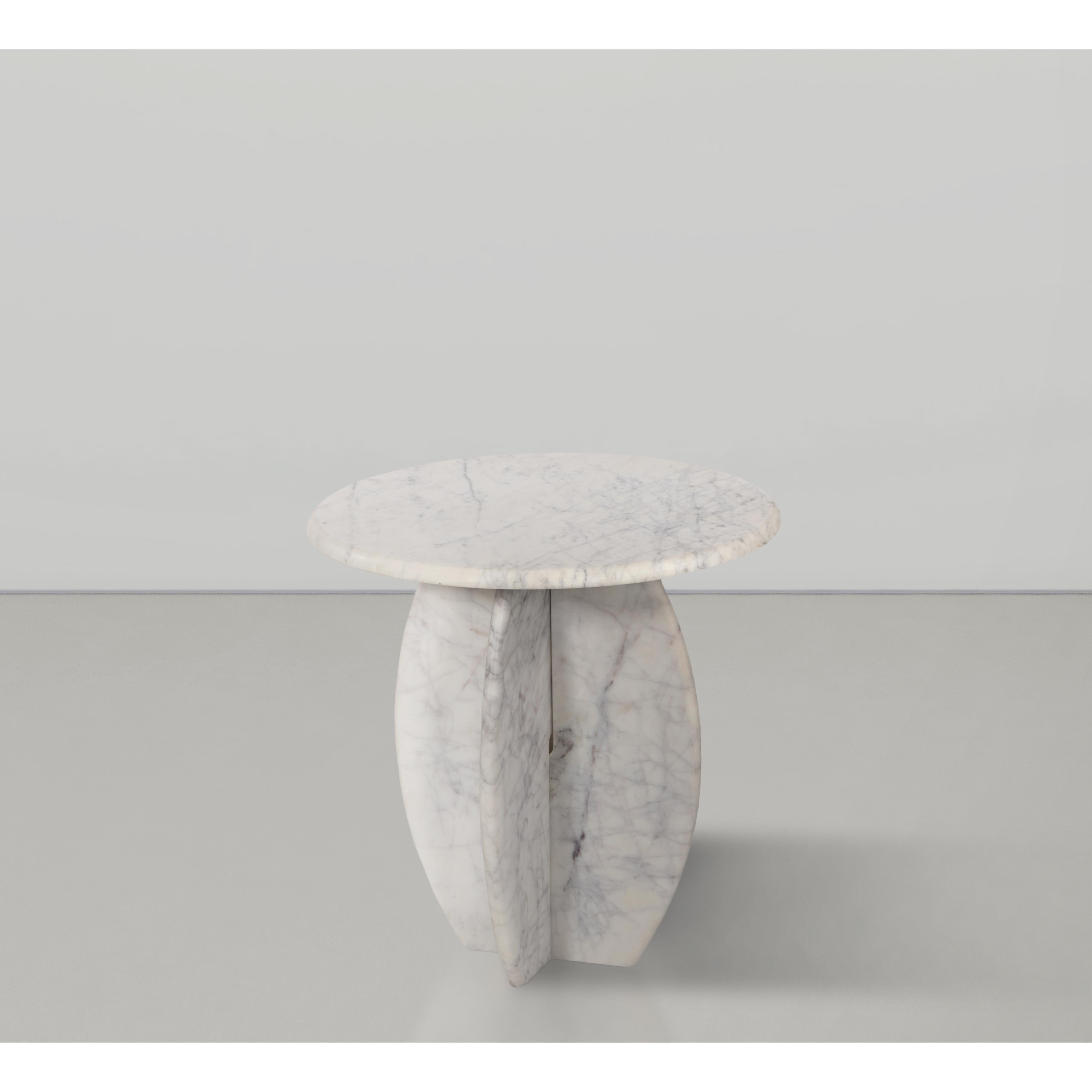 Meridian Formentera White End Table