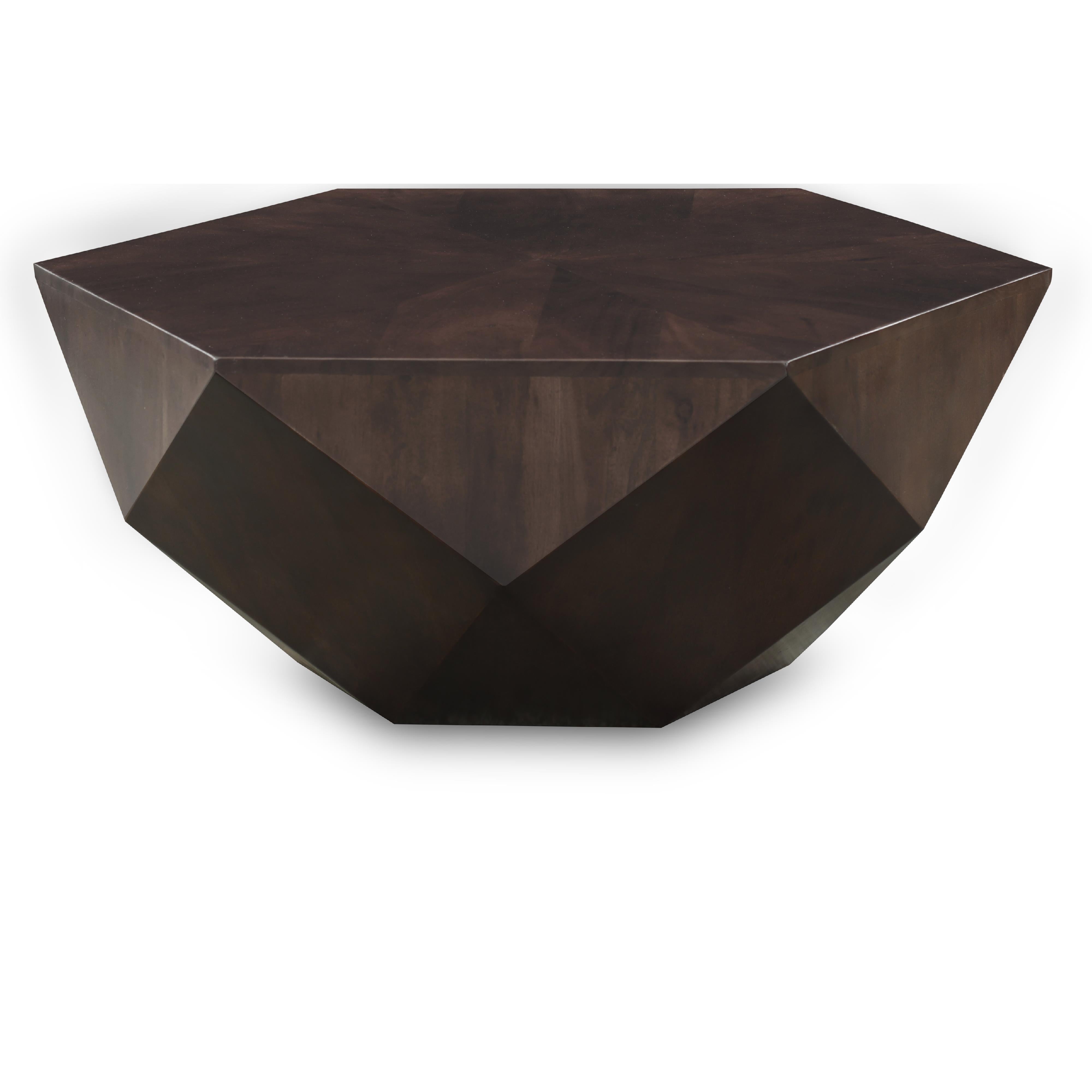 Meridian Diamante Brown Coffee Table