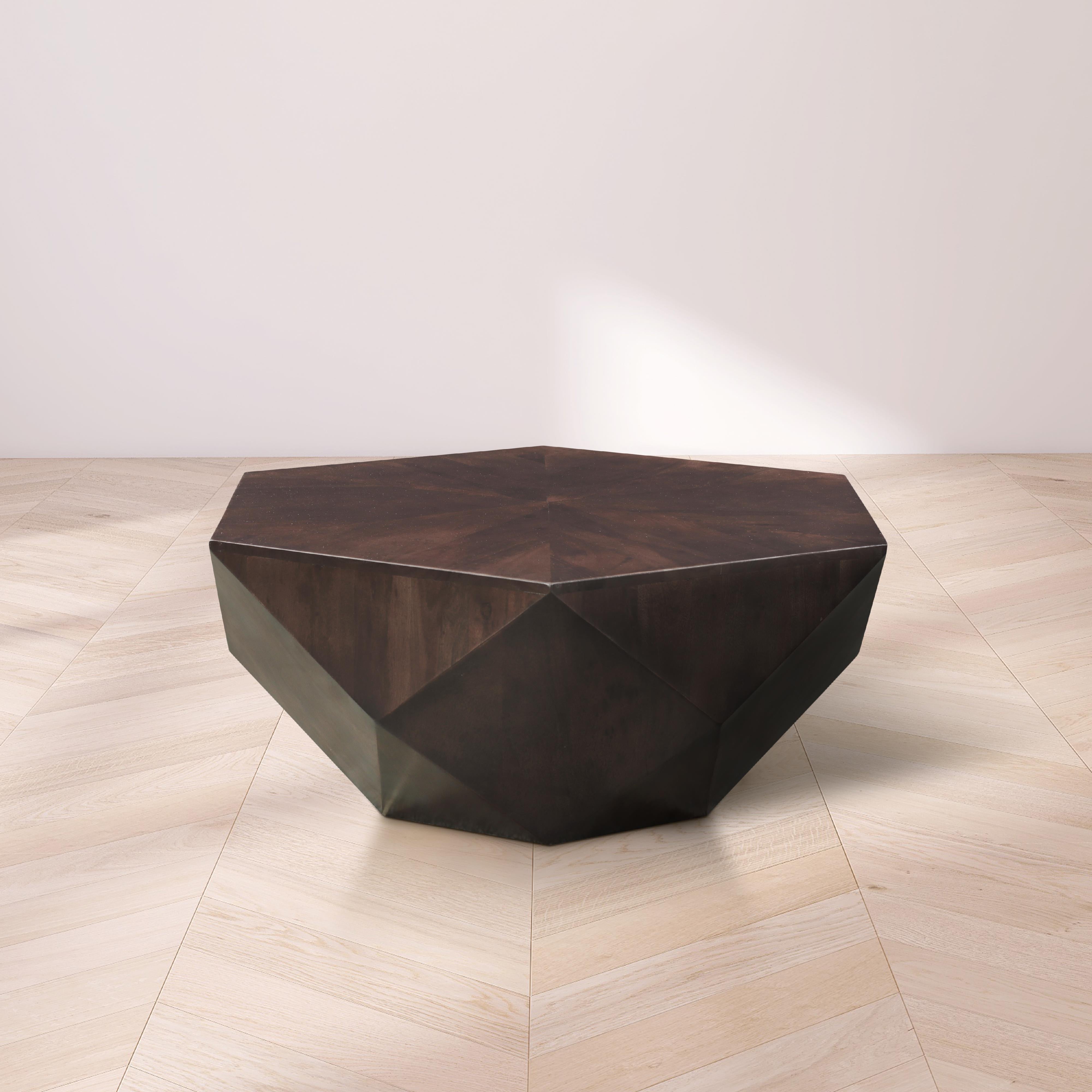 Meridian Diamante Brown Coffee Table