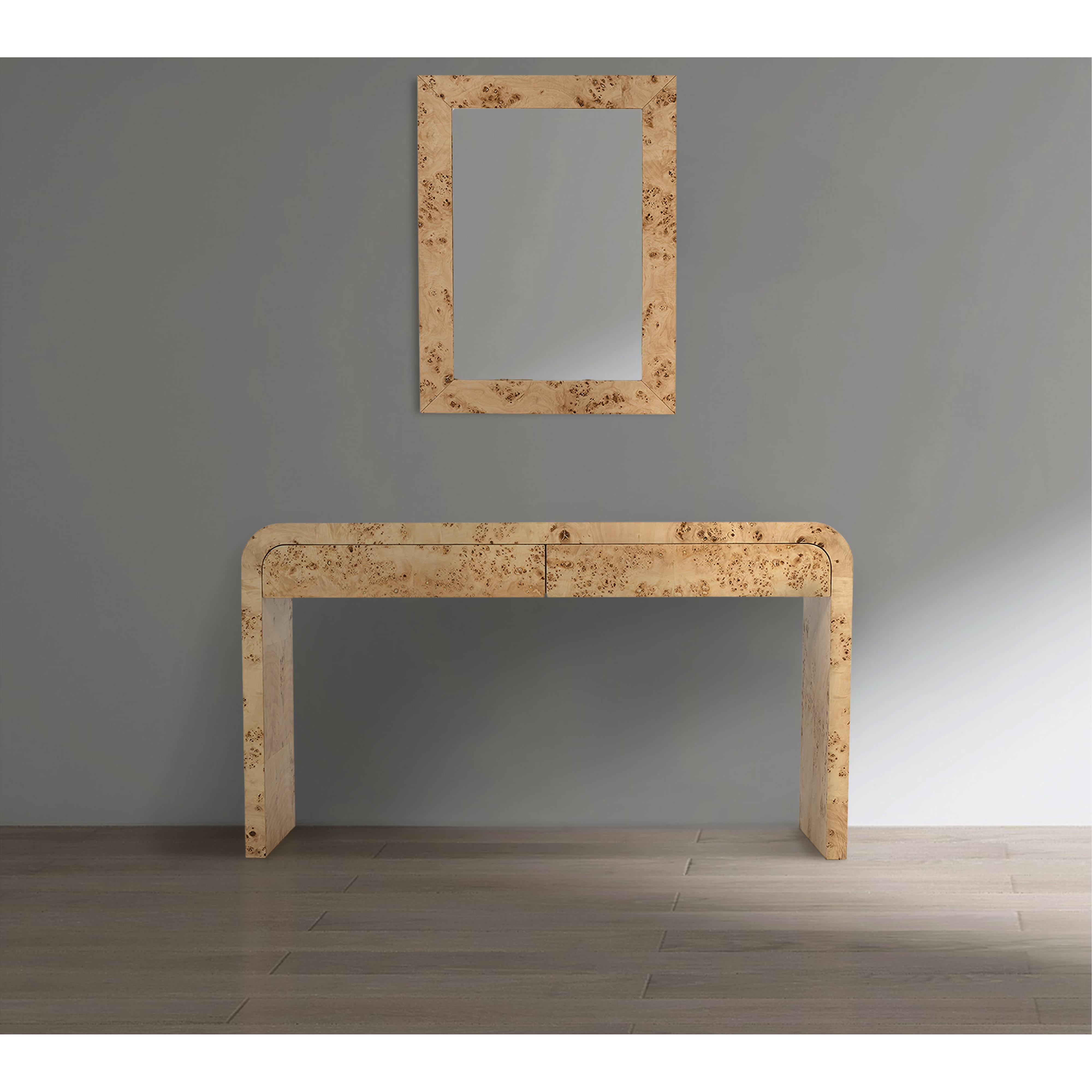 Meridian Cresthill Natural Ash Console Table
