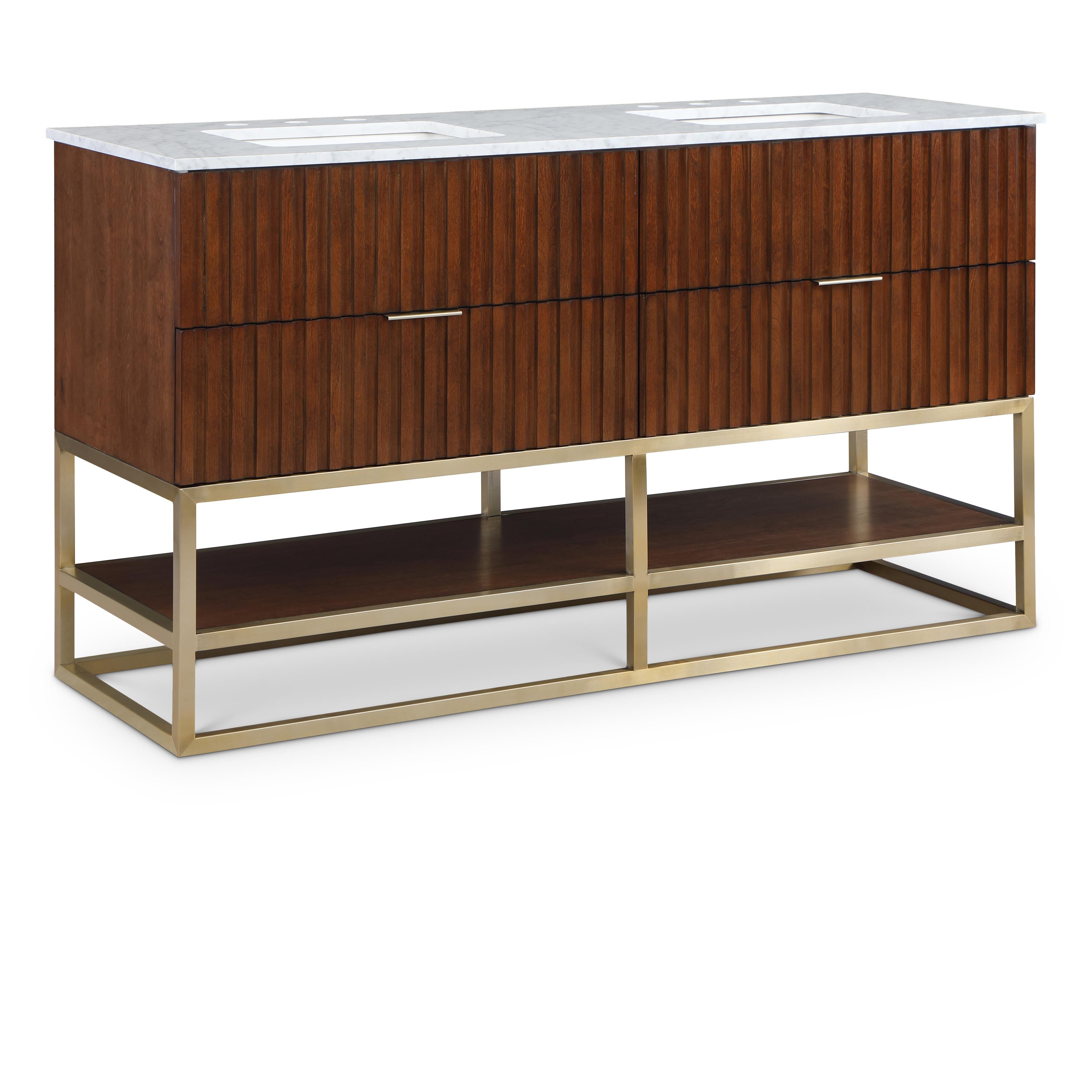 Meridian Monad Walnut Bathroom Vanity