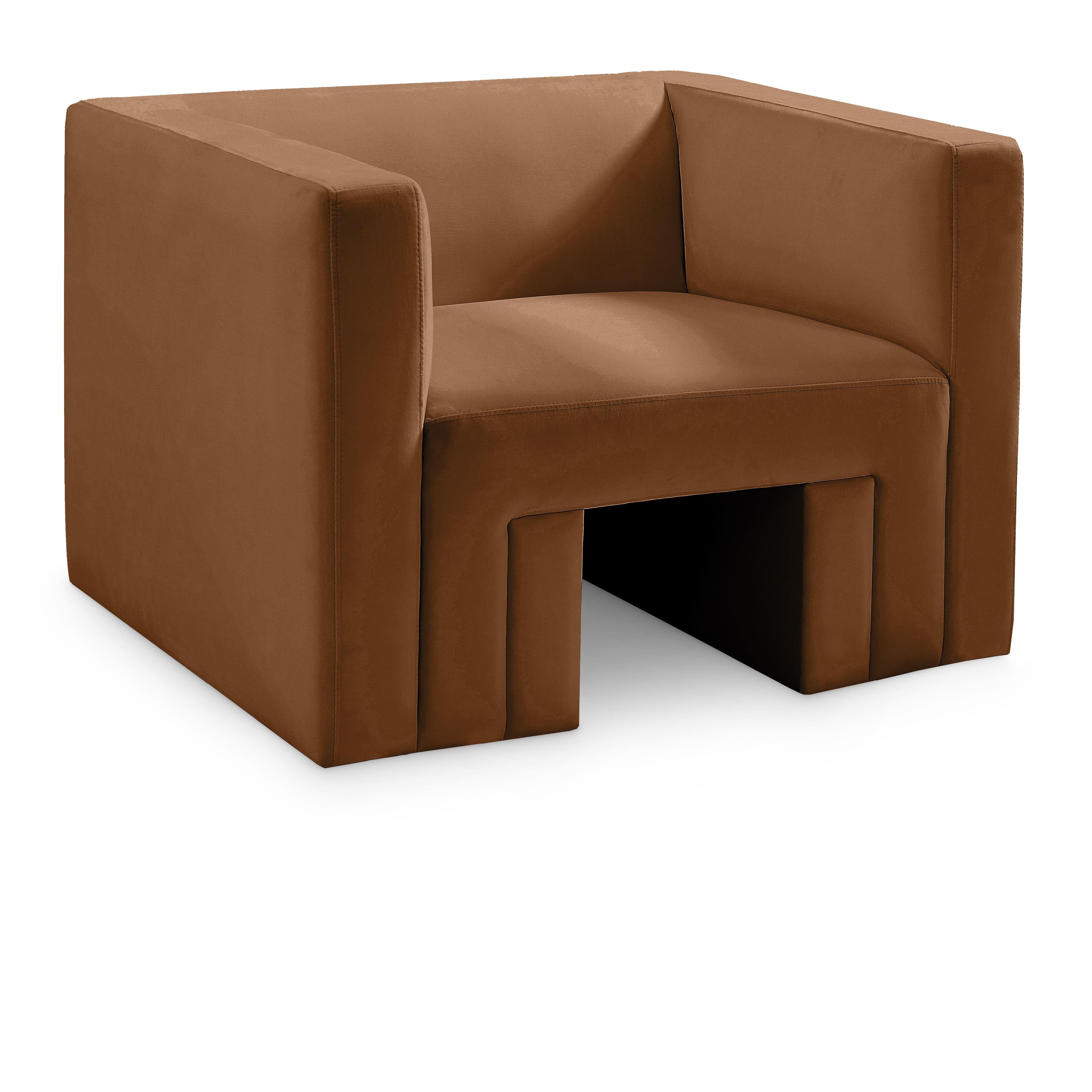 Meridian Henson Saddle Velvet Chair