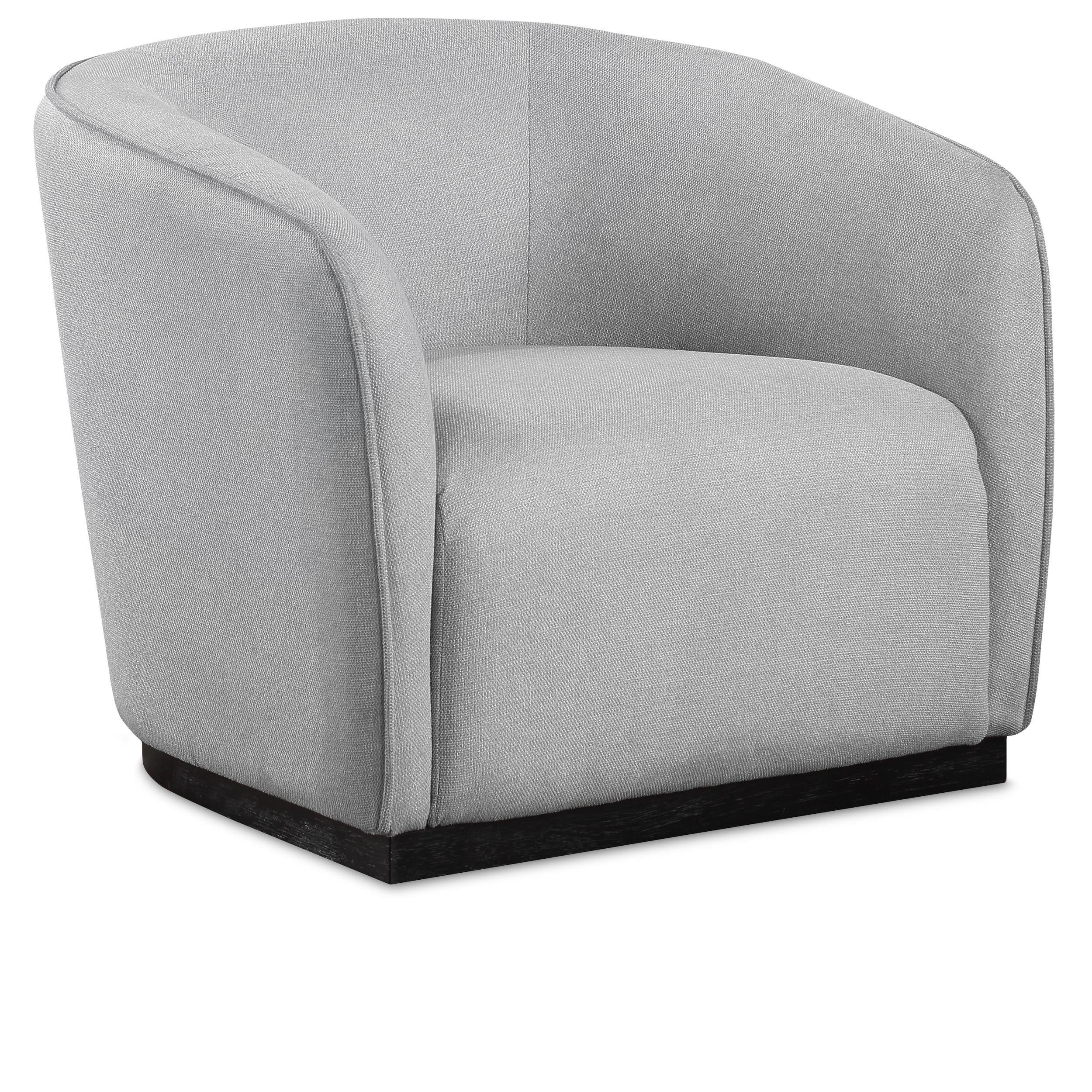 Meridian Mylah Grey Polyester Fabric Chair