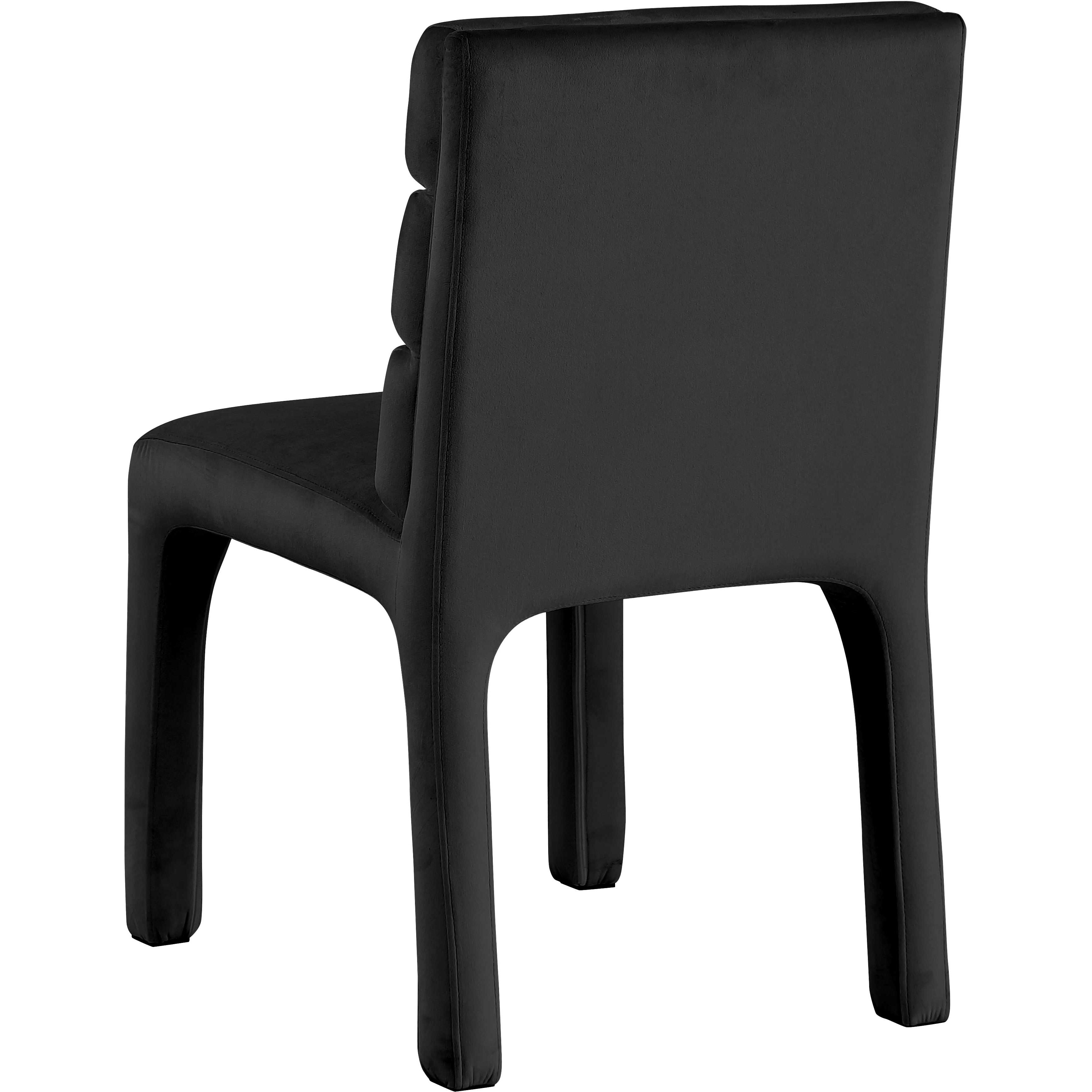 Meridian Kai Black Velvet Dining Chair