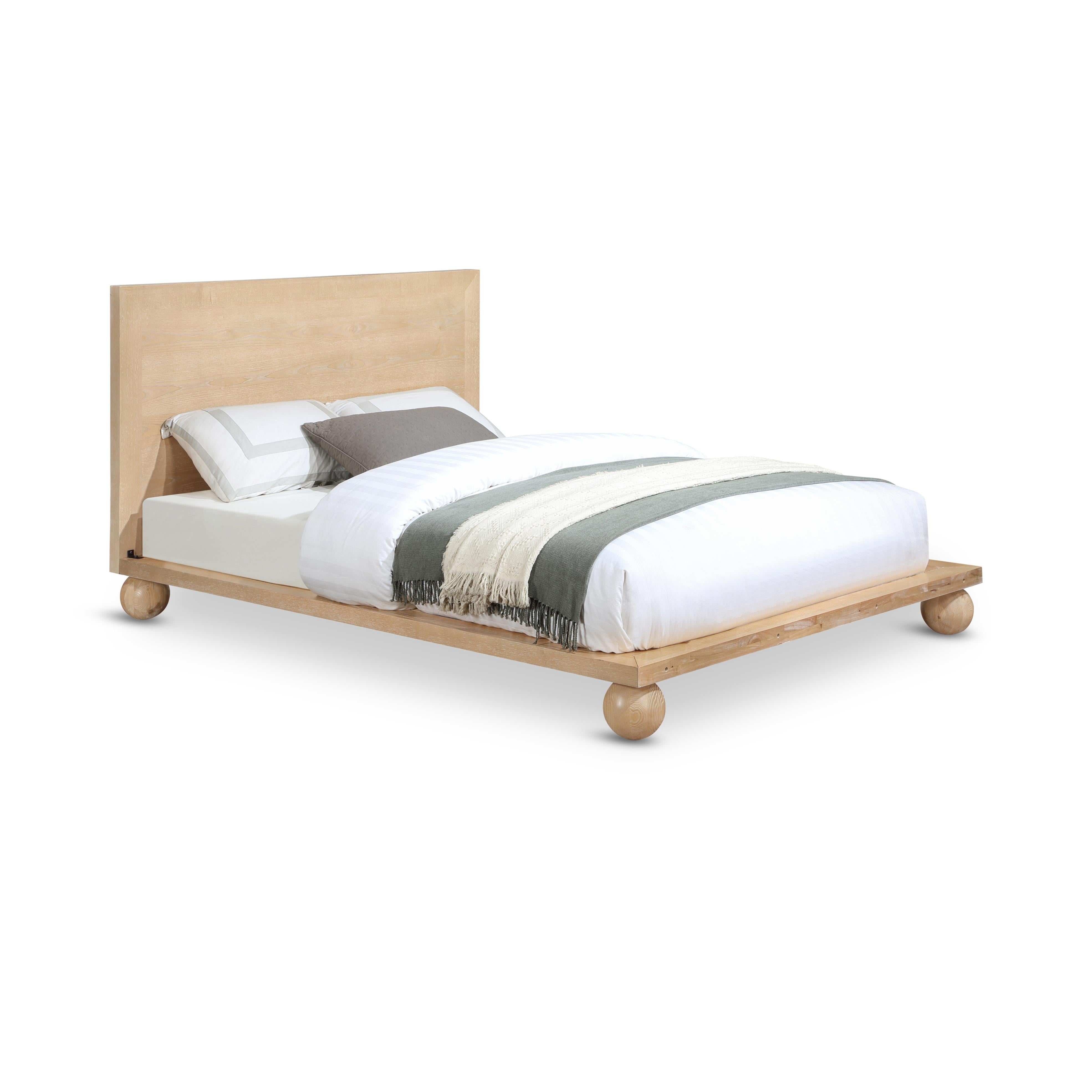 Meridian Kent Natural Queen Bed (3 Boxes)