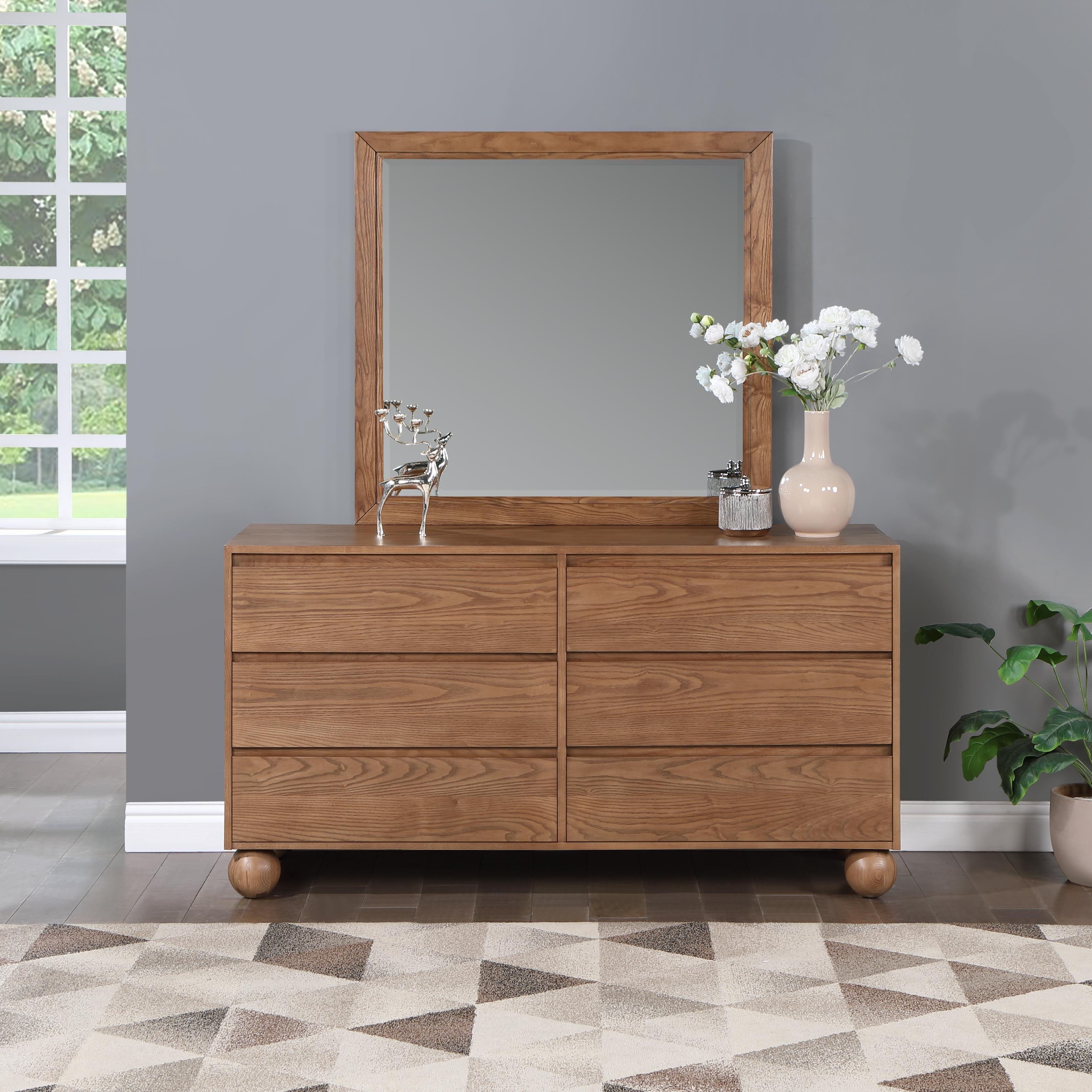 Meridian Kent Walnut Mirror