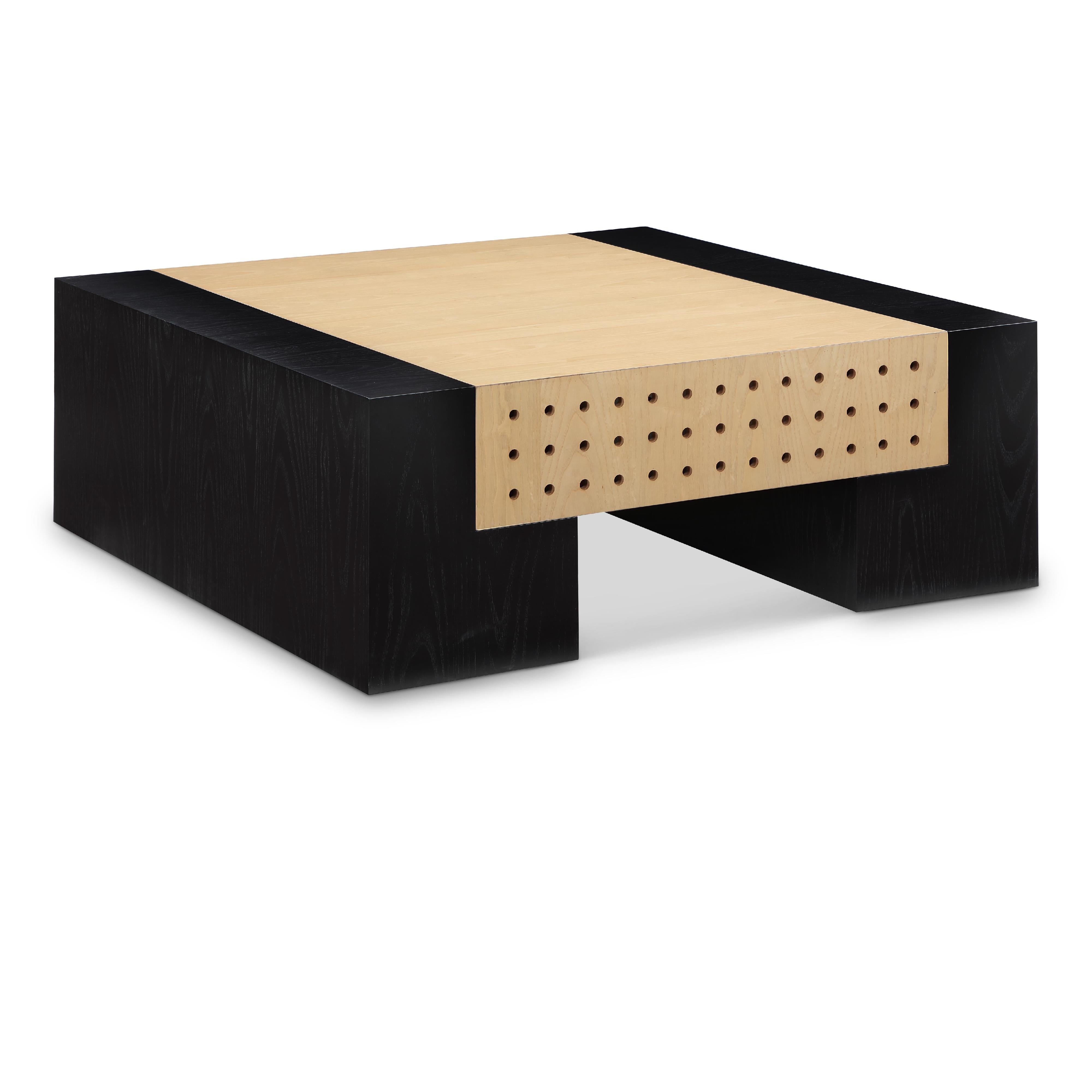 Meridian Mondrian Black Coffee Table
