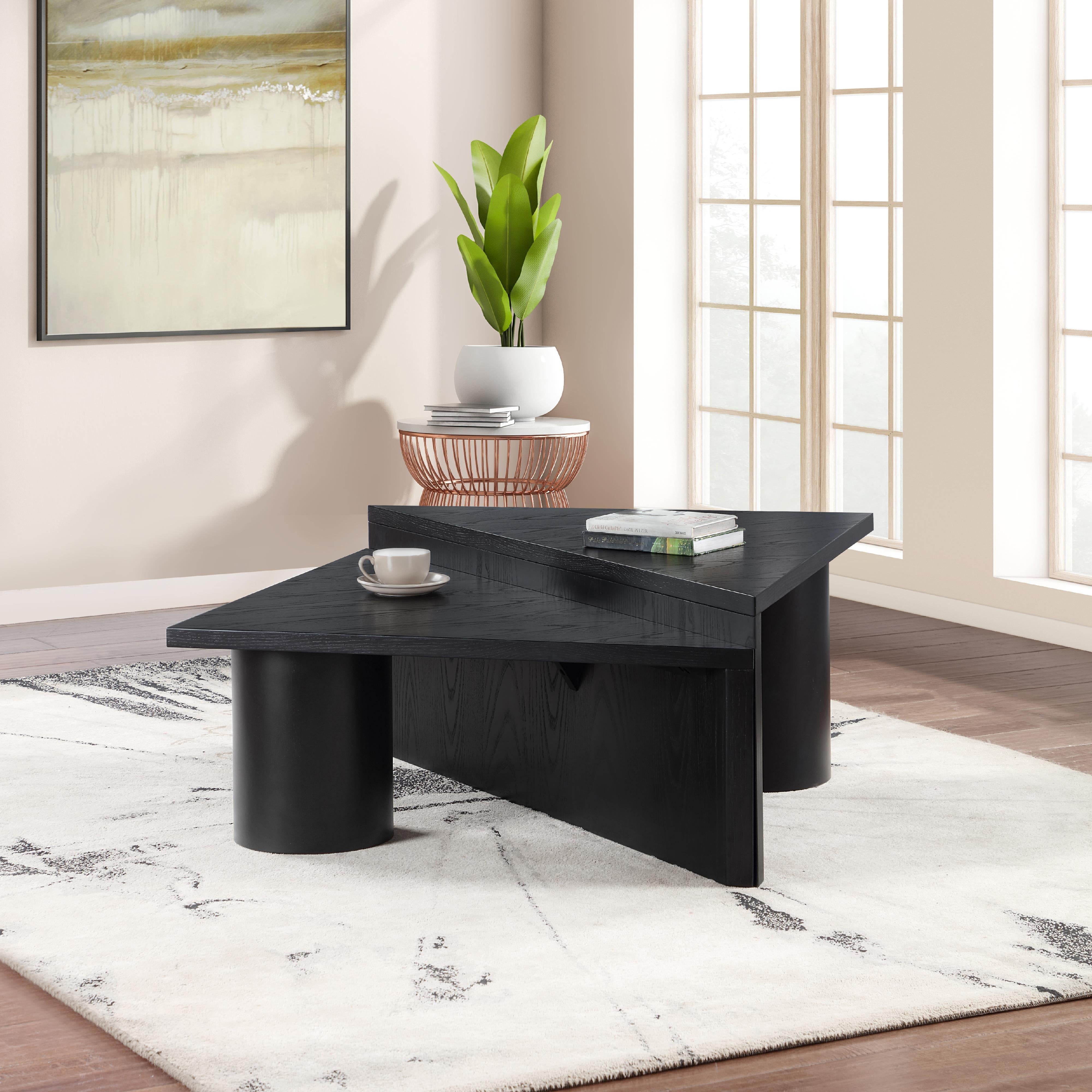 Meridian Pavillion Black Coffee Table