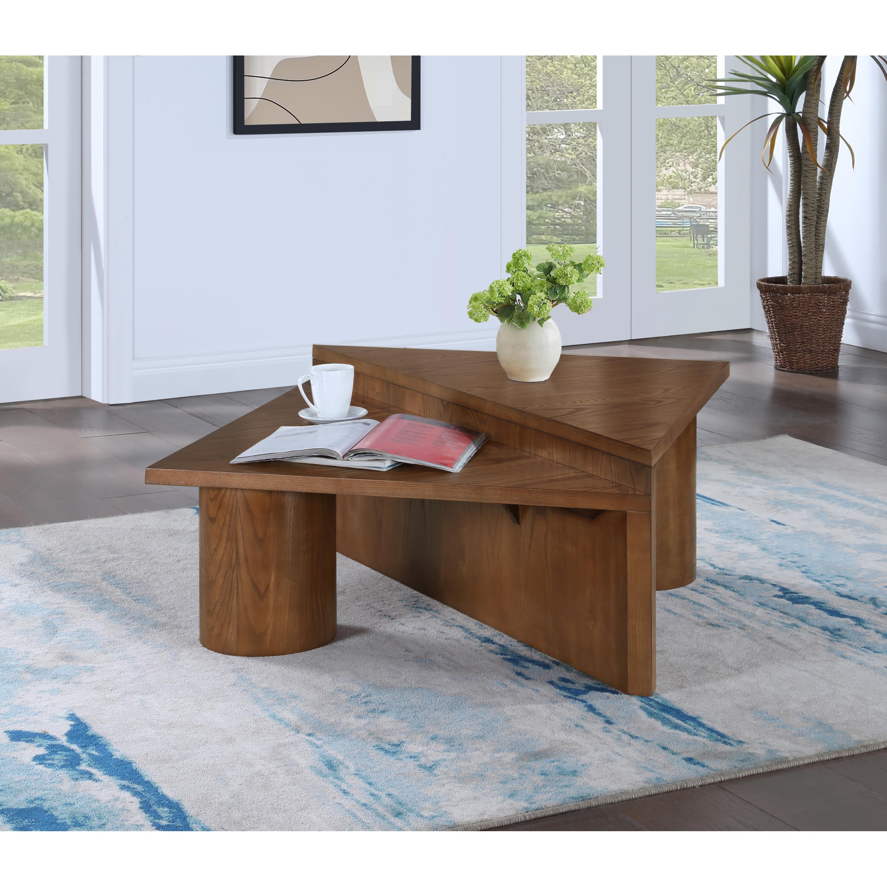 Meridian Pavillion Walnut Coffee Table