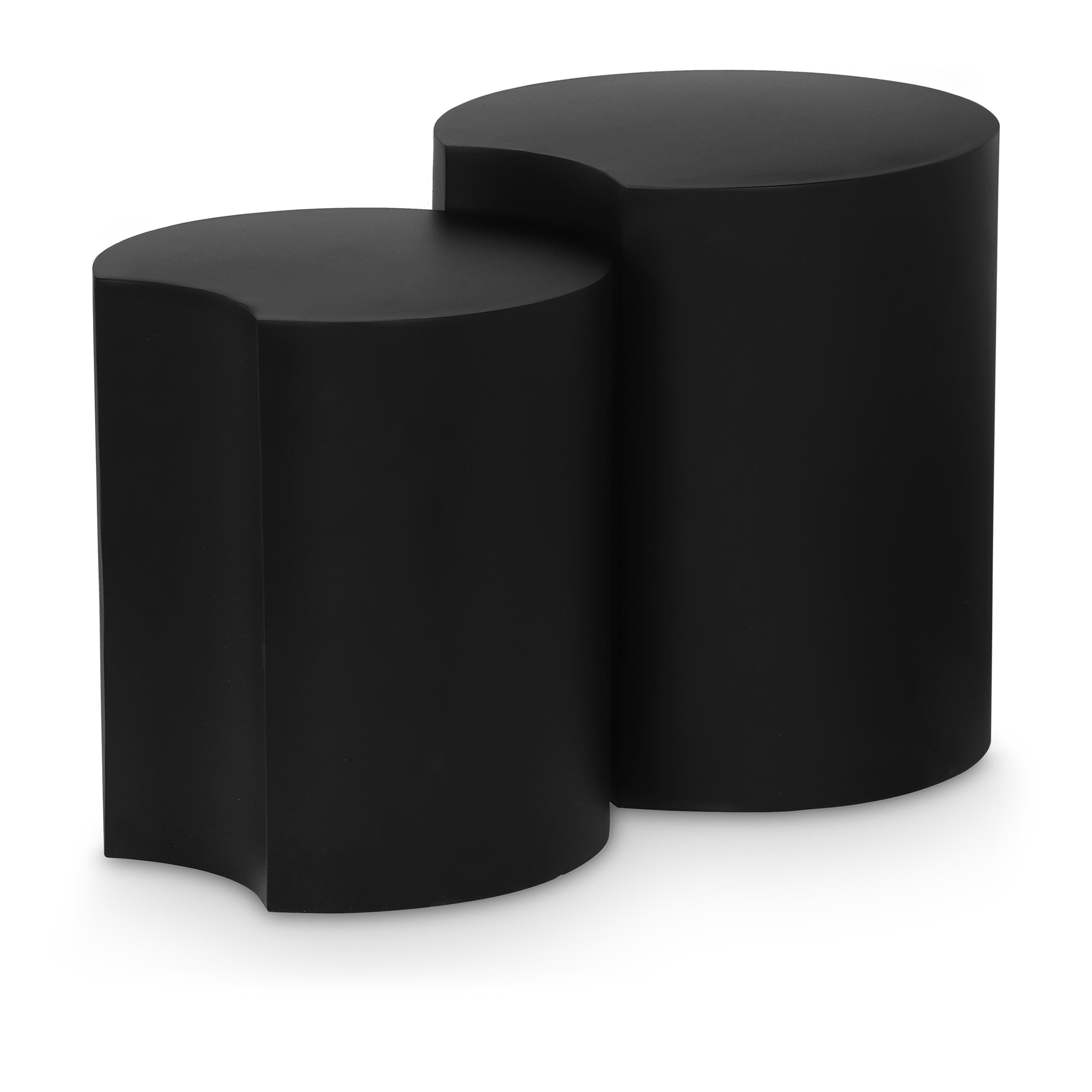 Meridian Dimple Black End Table