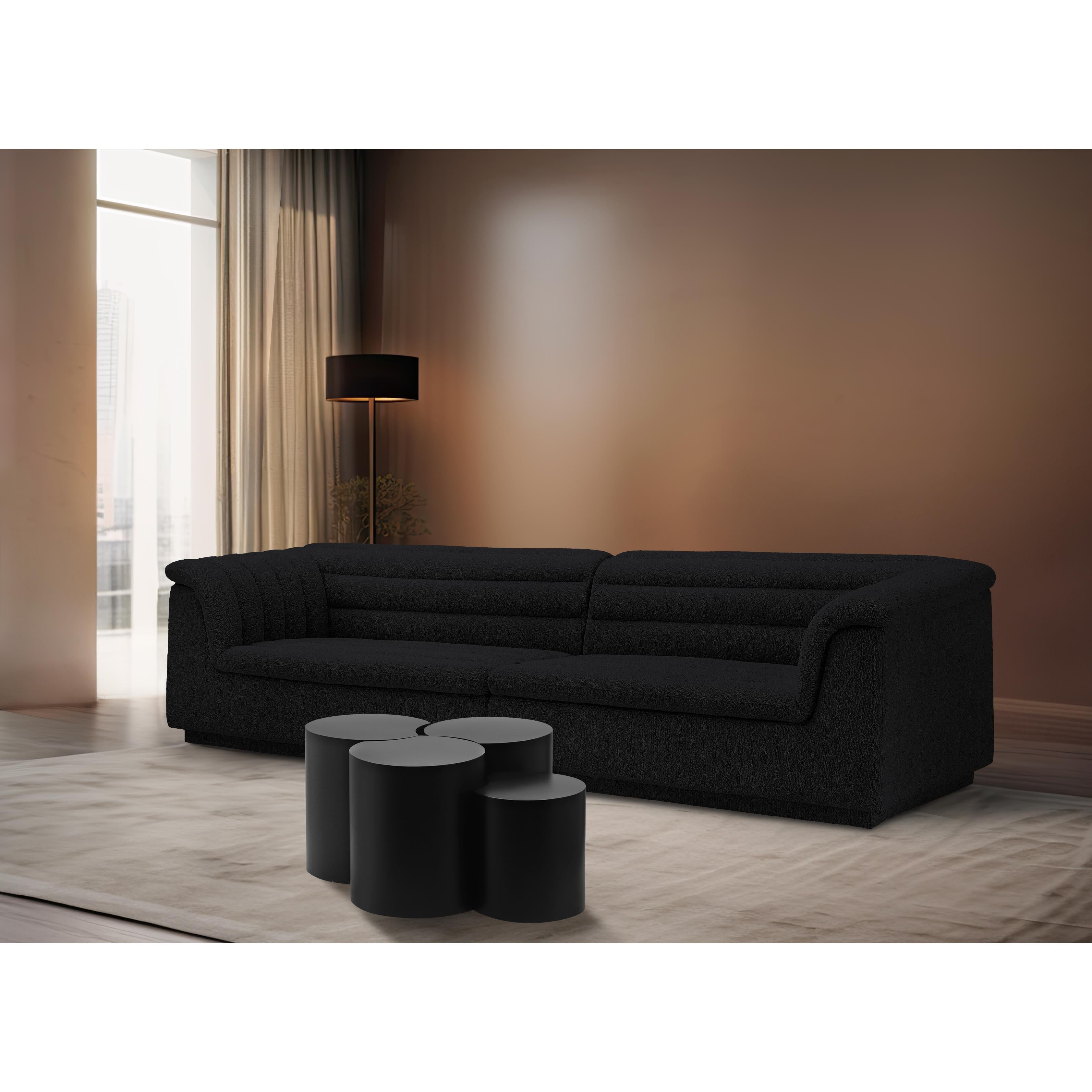 Meridian Dimple Black Coffee Table