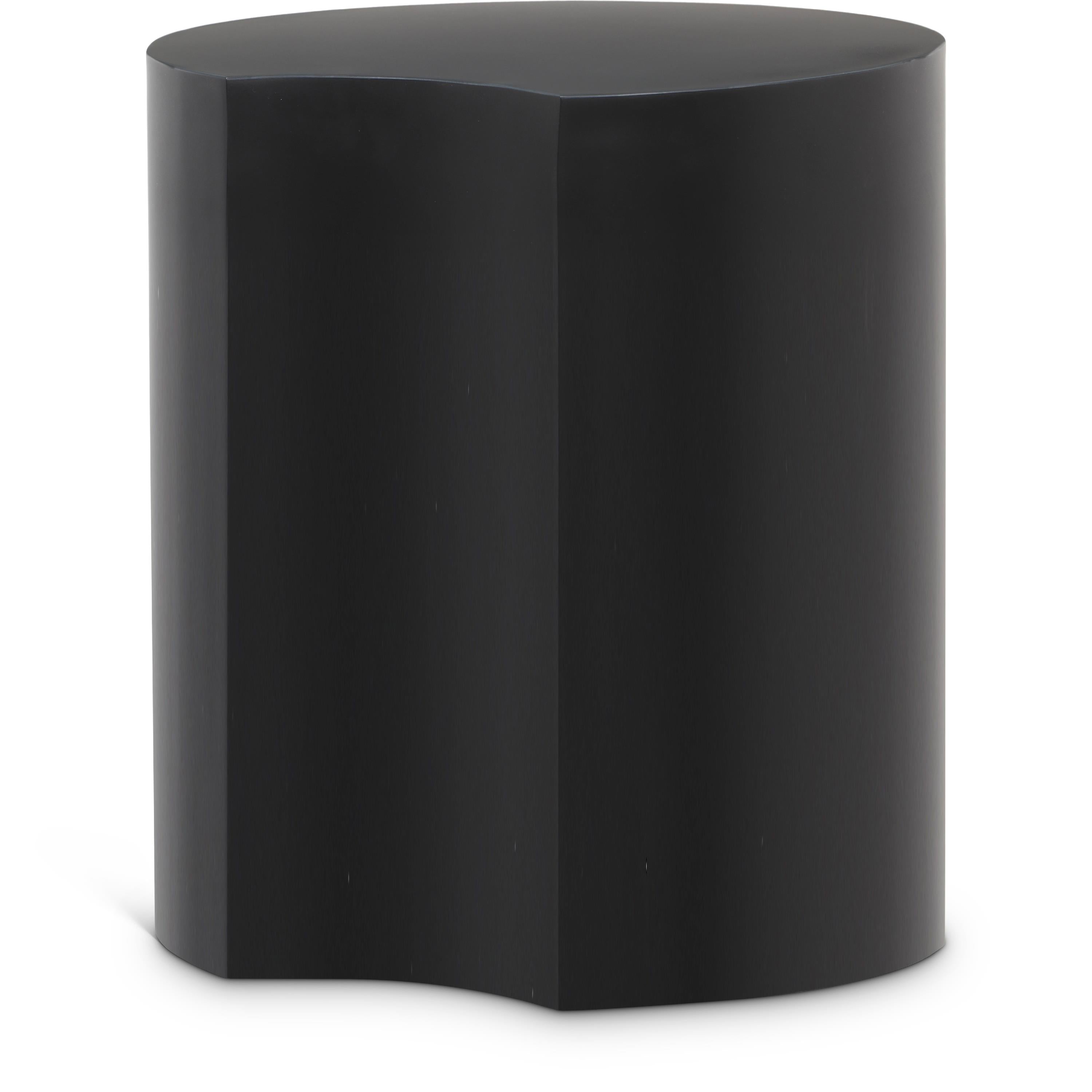 Meridian Dimple Black End Table