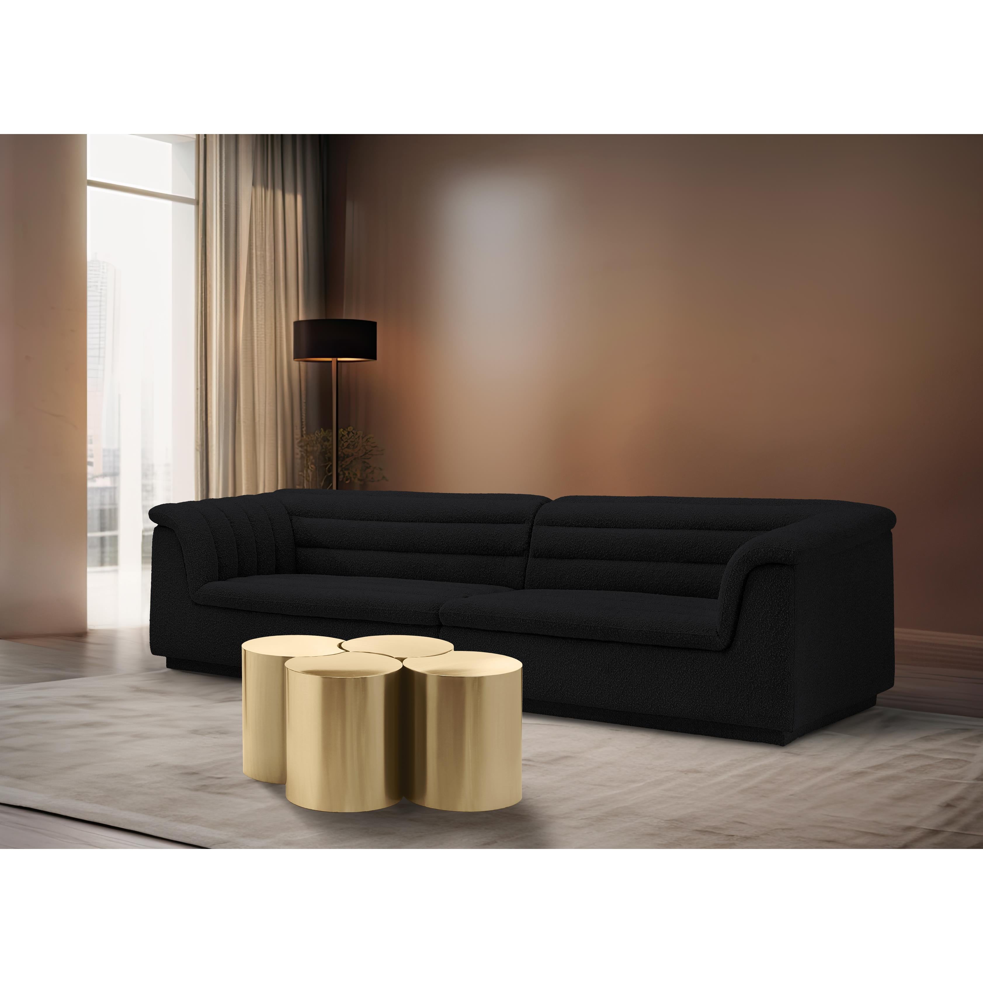 Meridian Dimple Gold Coffee Table