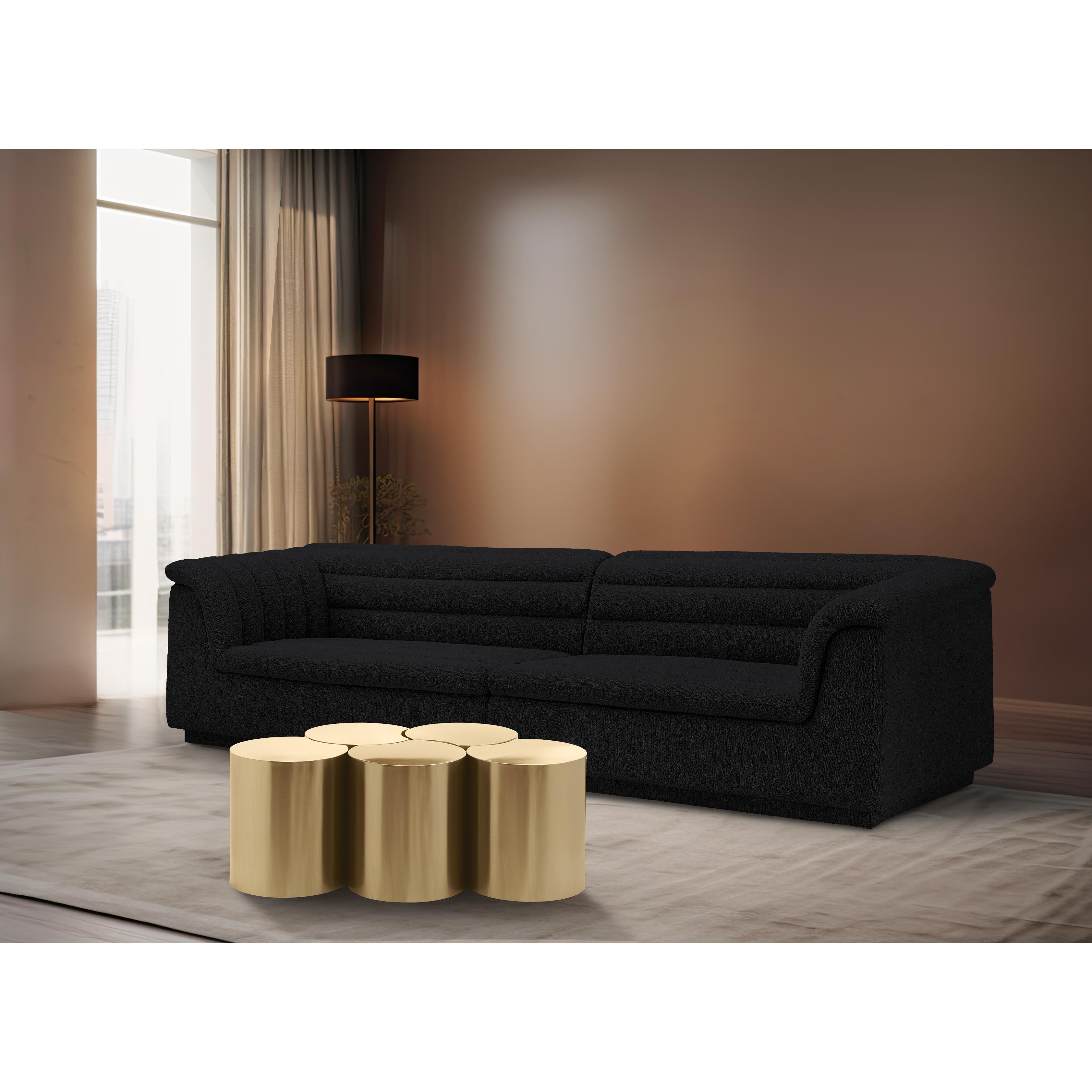 Meridian Dimple Gold Coffee Table