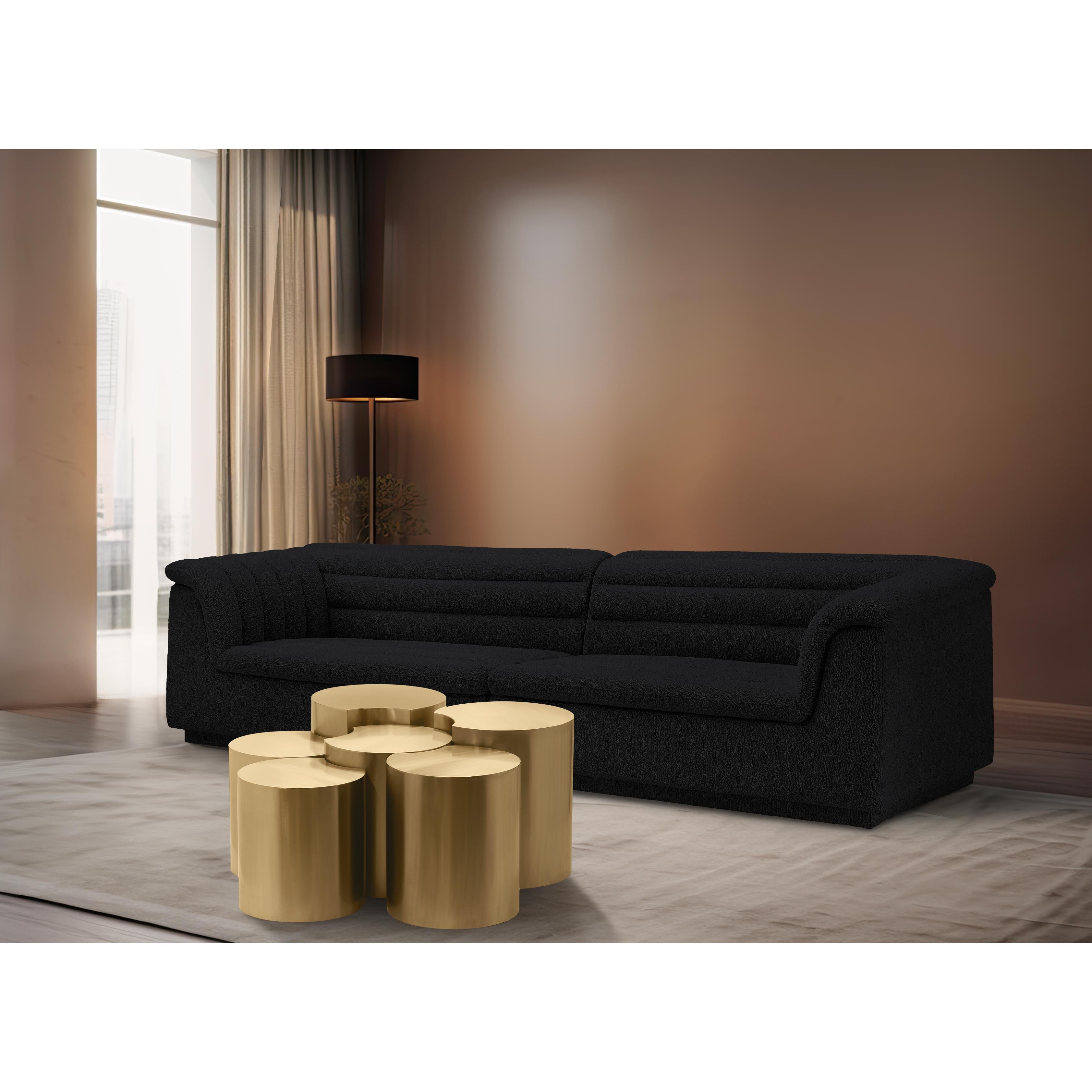 Meridian Dimple Gold Coffee Table