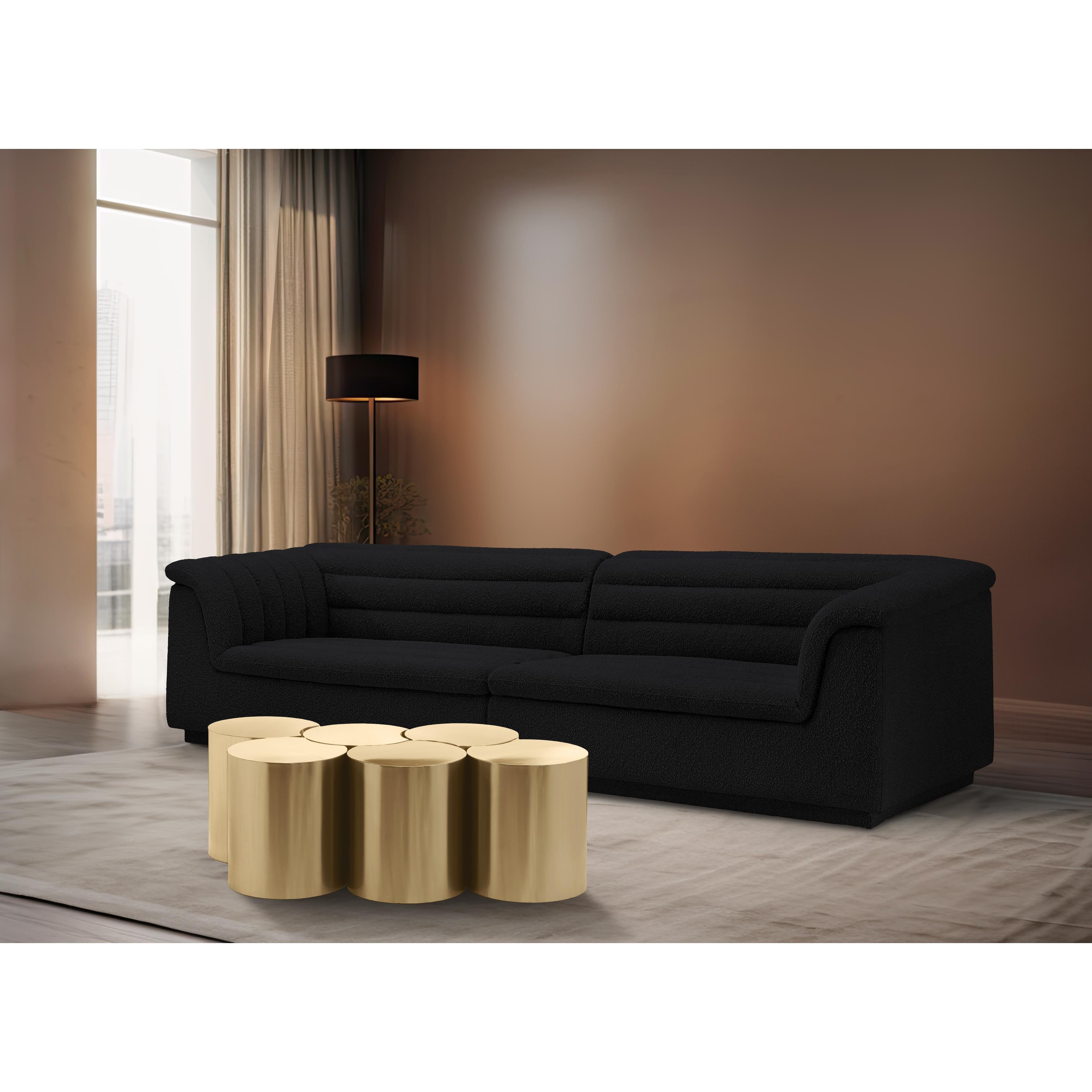 Meridian Dimple Gold Coffee Table
