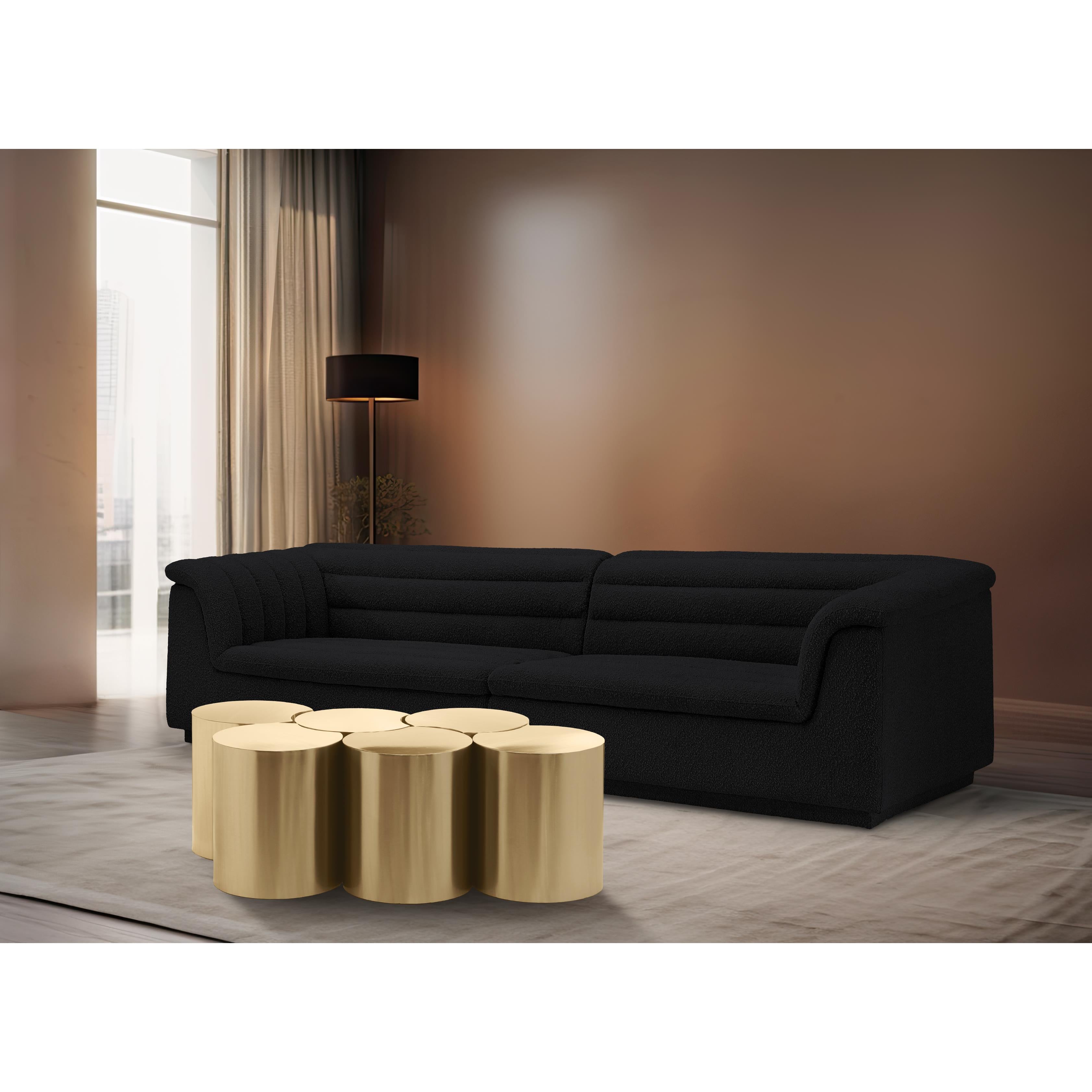 Meridian Dimple Gold Coffee Table