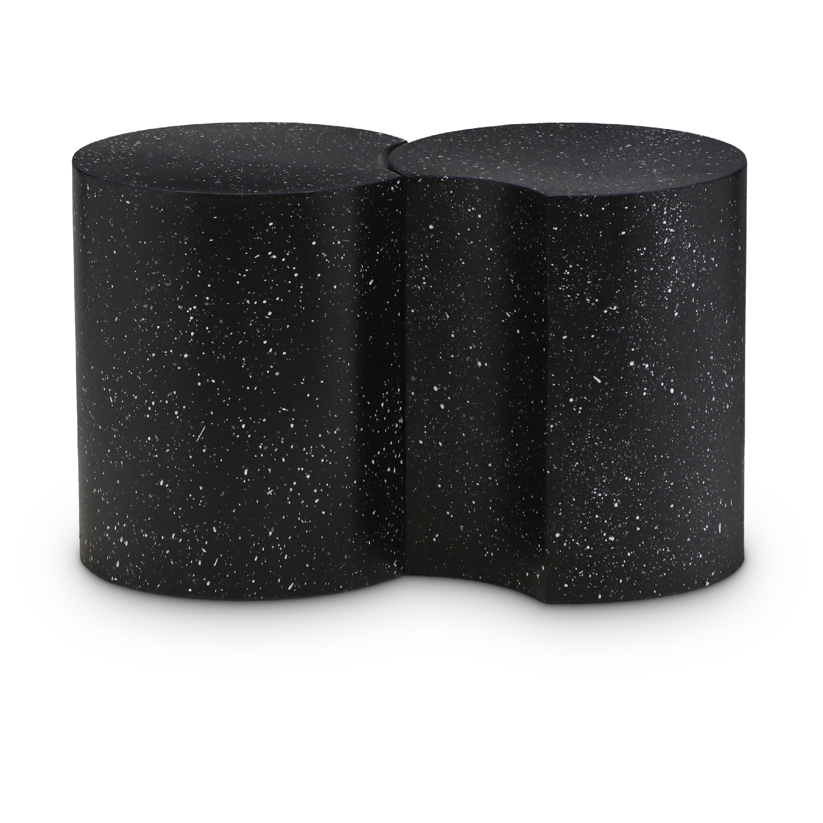 Meridian Dimple Black End Table