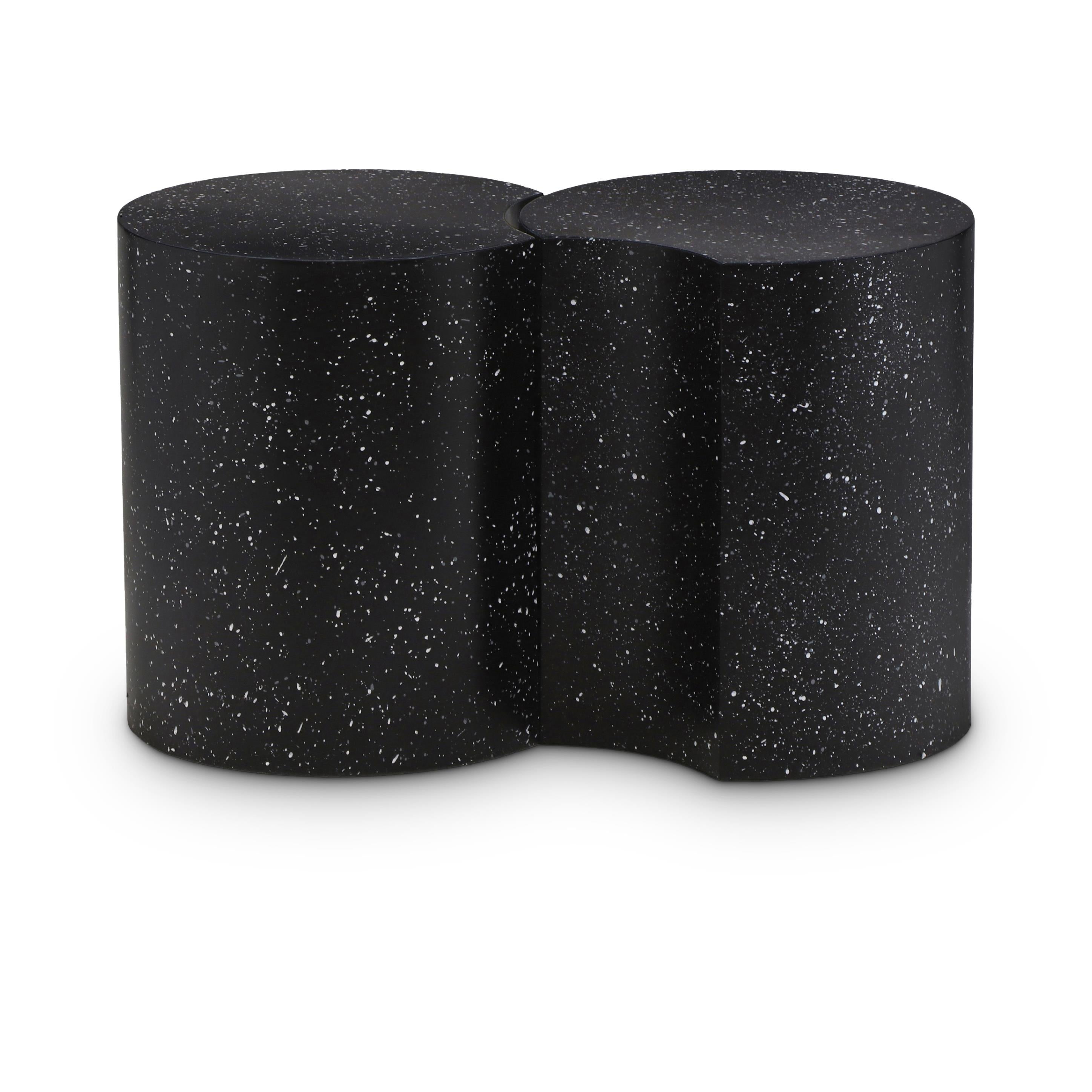 Meridian Dimple Black End Table